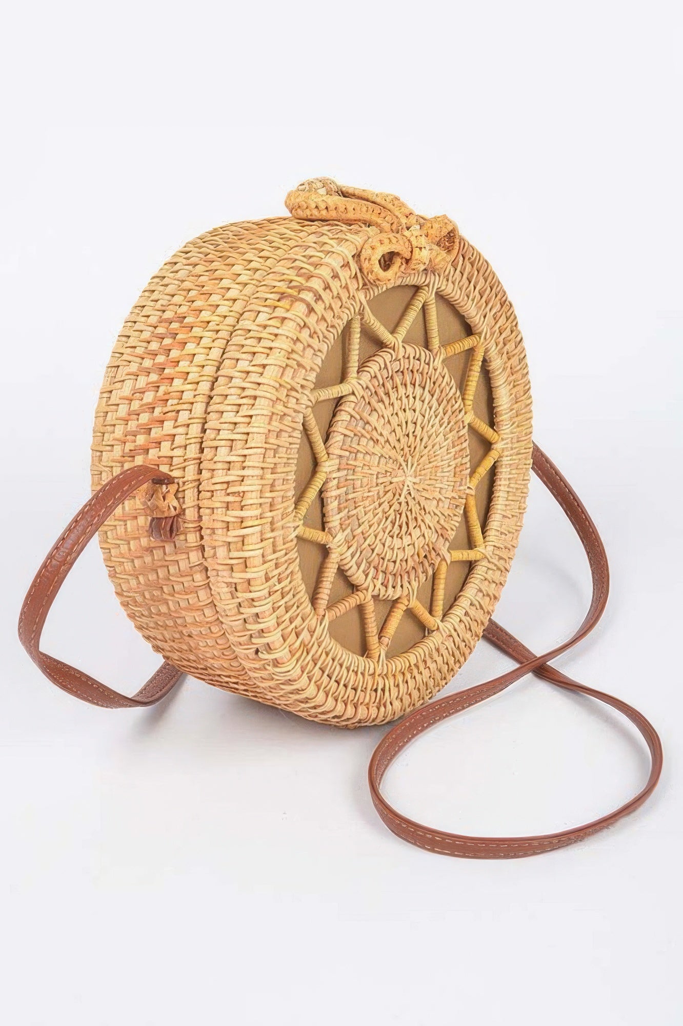 Bamboo Round Crossbody Bag Secondary image