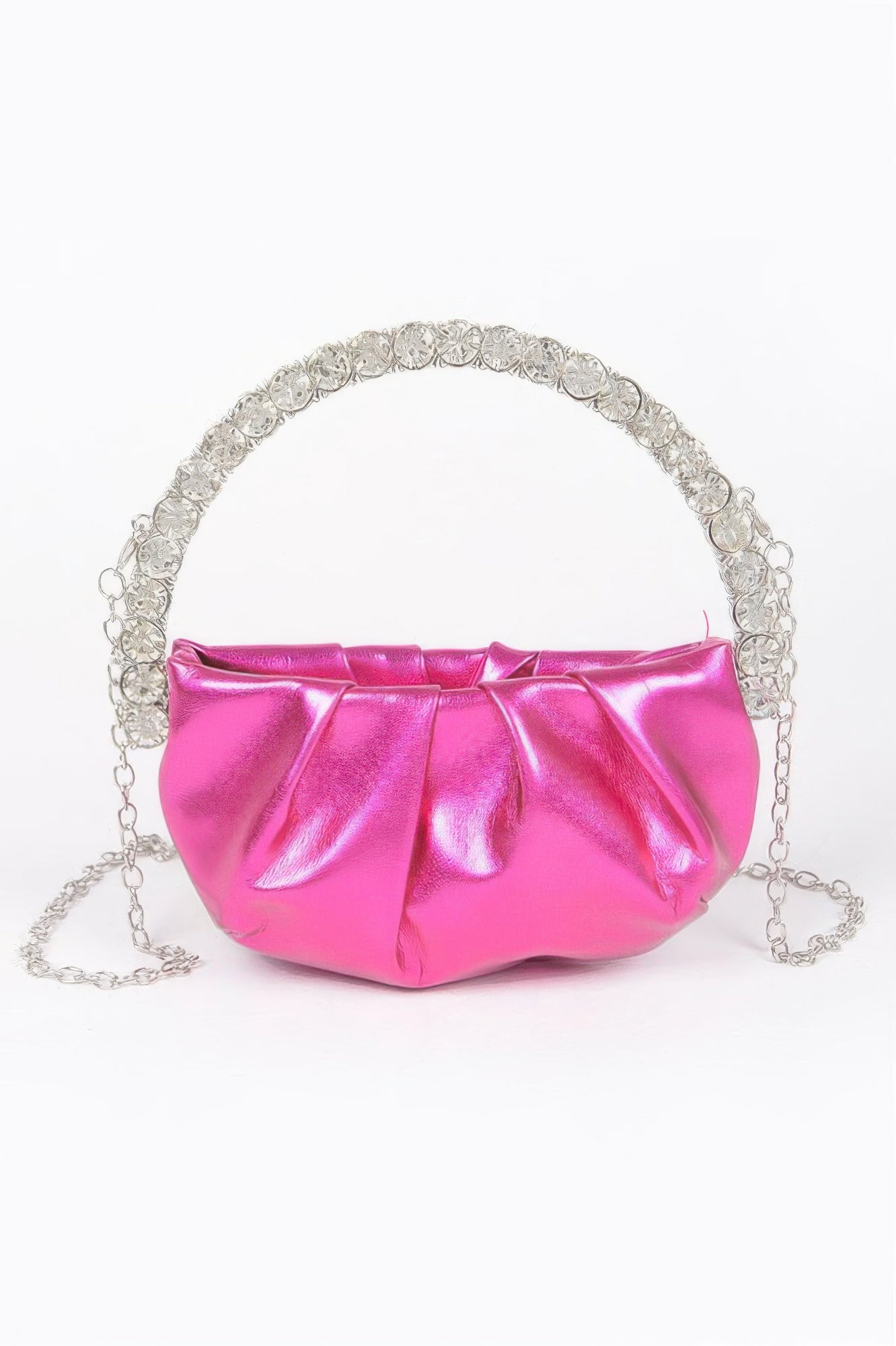 Metallic Stone Handle Crossbody Bag Secondary image