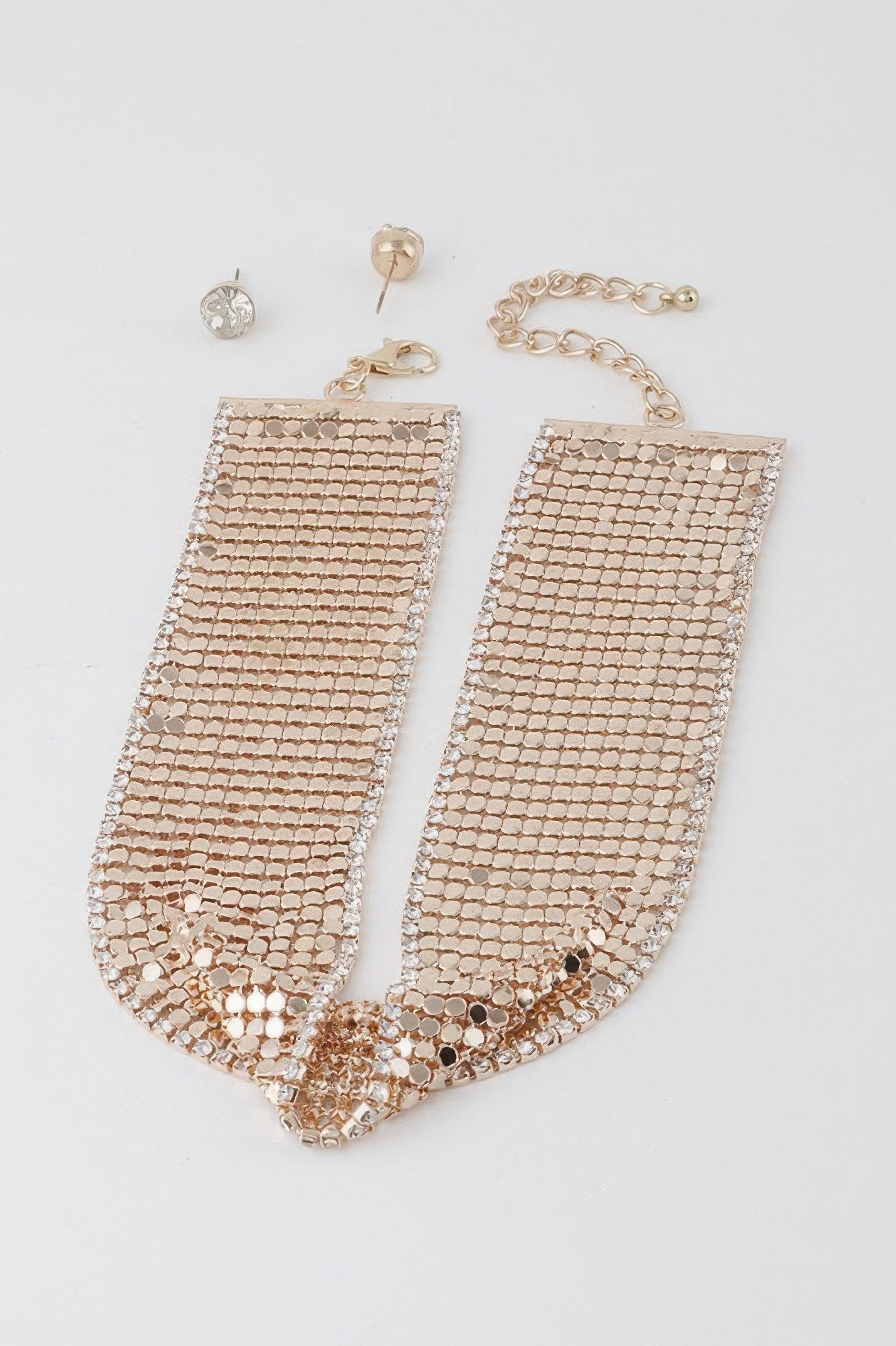 Wide Sequin Choker Necklace Secondary image