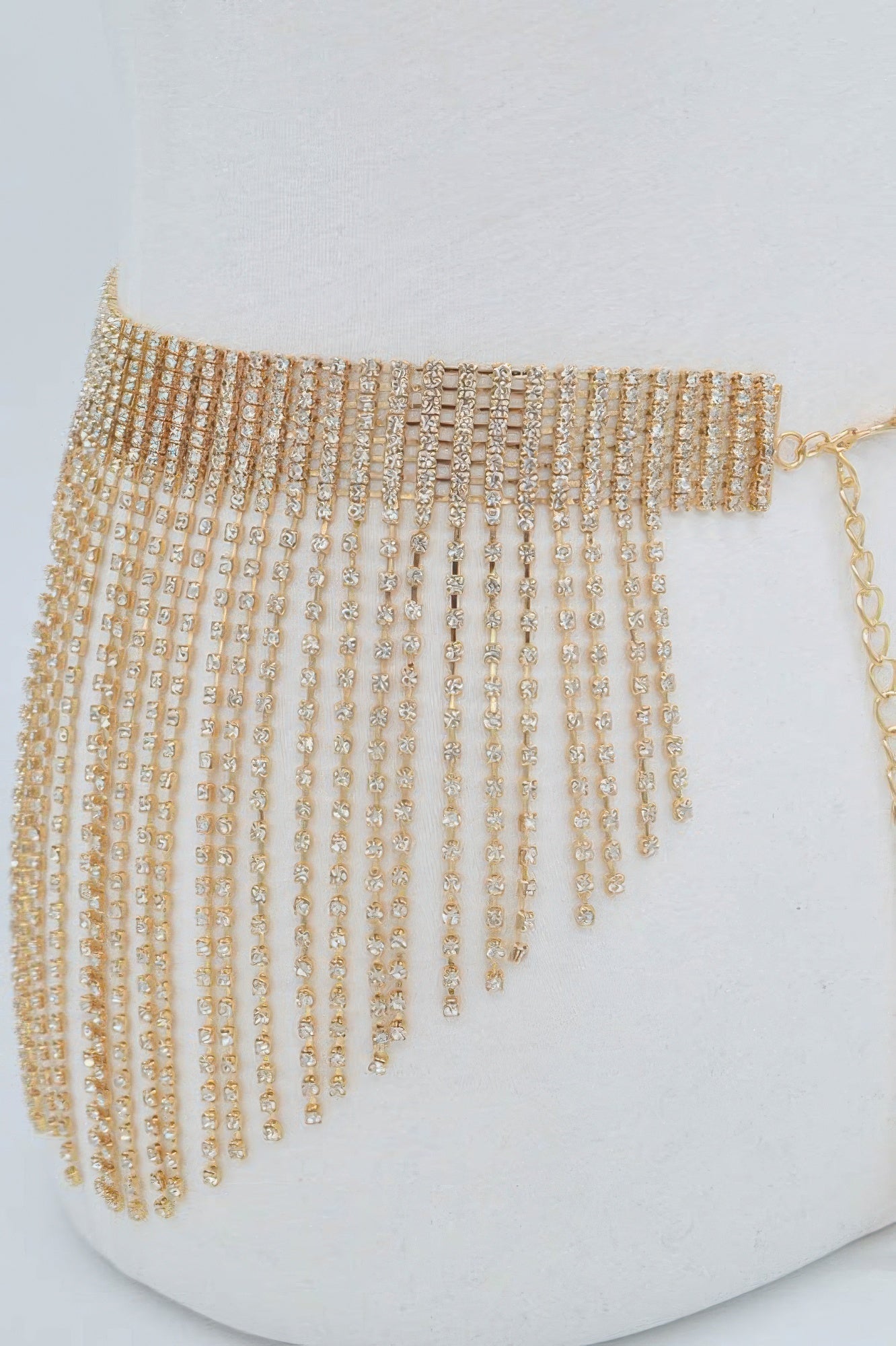Rhinestone Multi Layered Drop Belt Secondary image