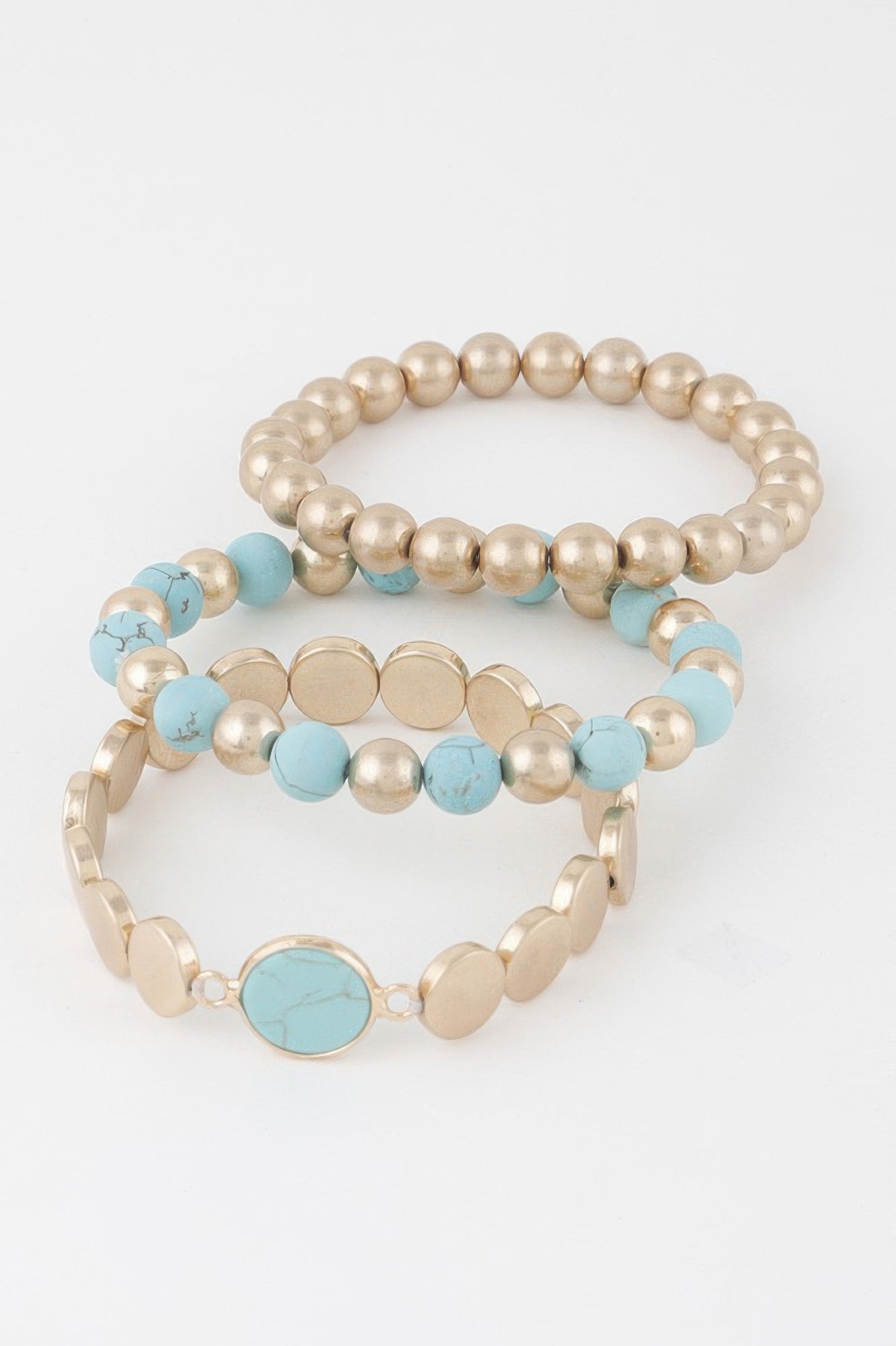 Multi Stone Beaded Bracelet Secondary image