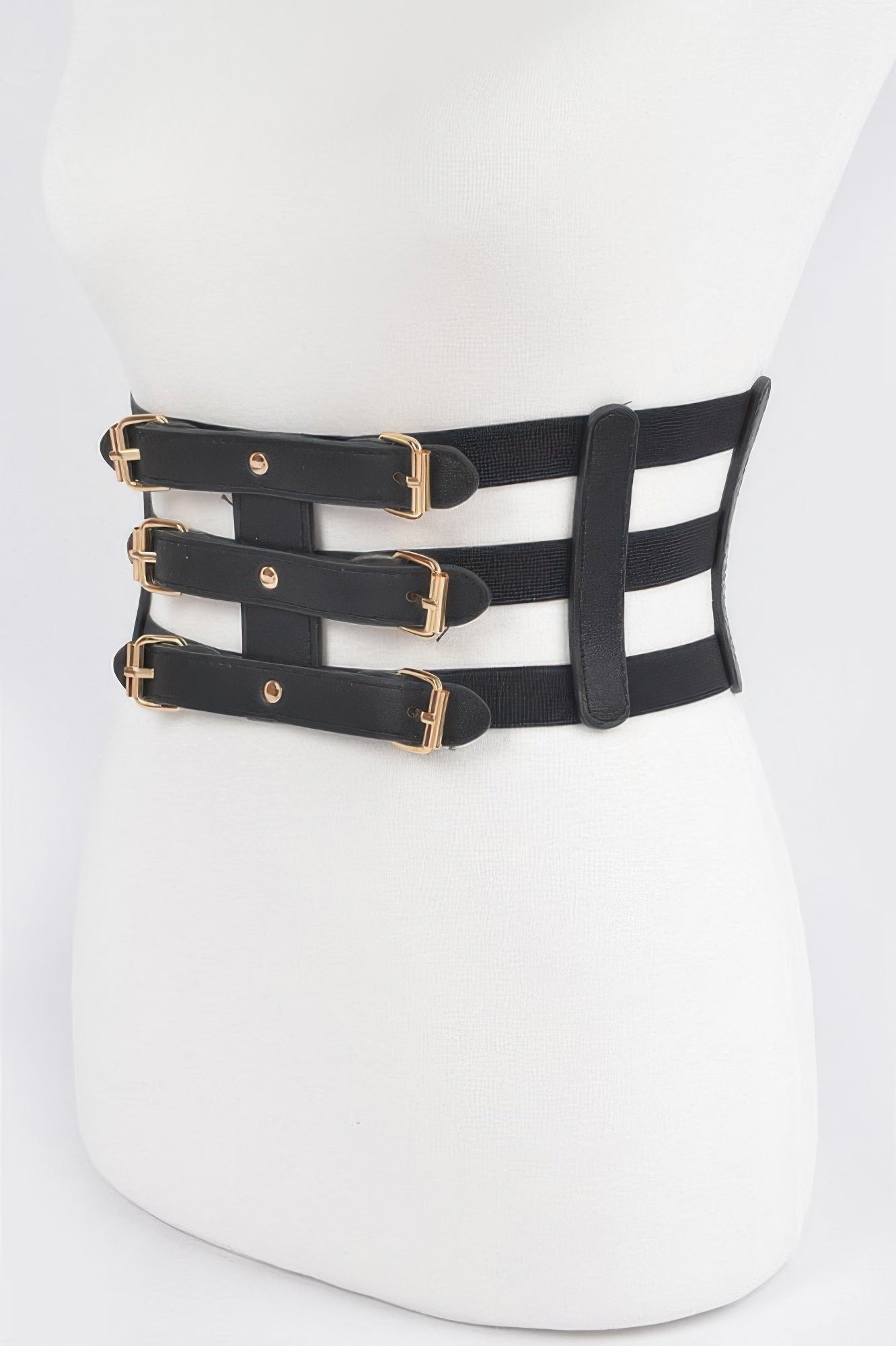 Wide Elastic Plus Size Belt Secondary image