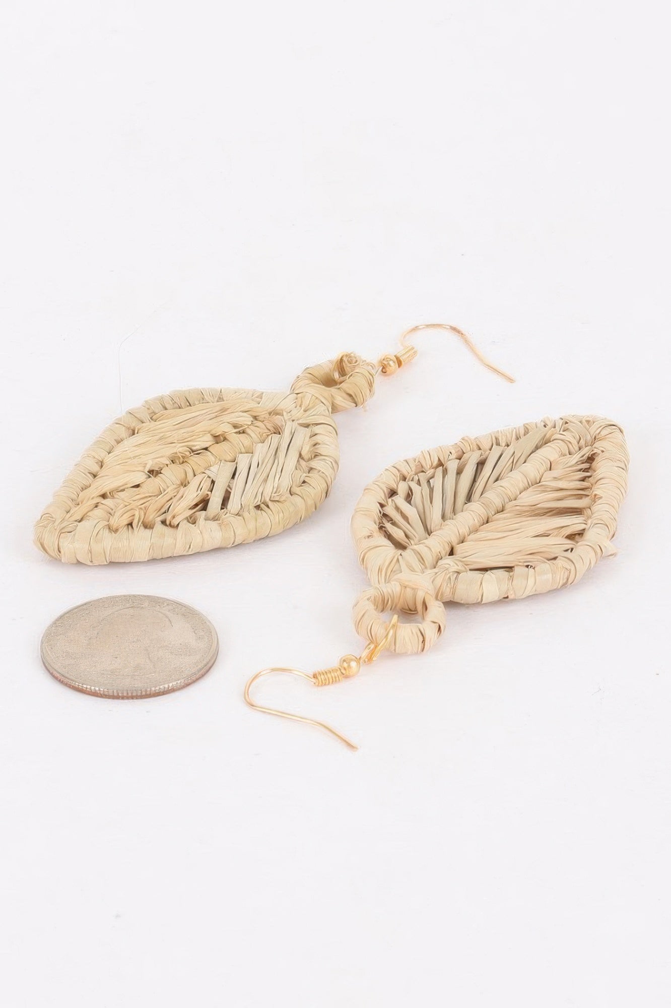Faux Straw Earring Secondary image