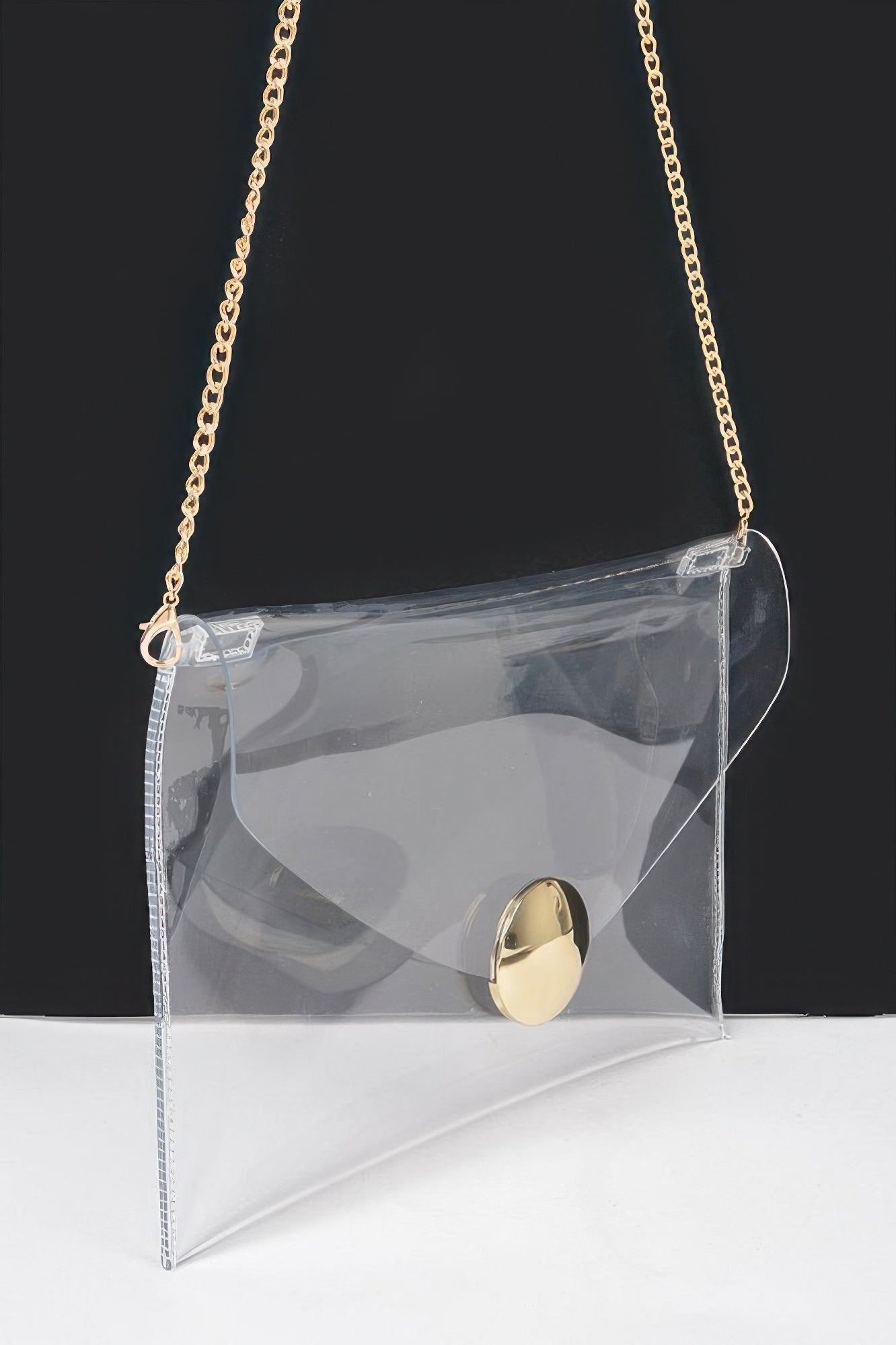 Transparent Metal Buckle Clutch Secondary image