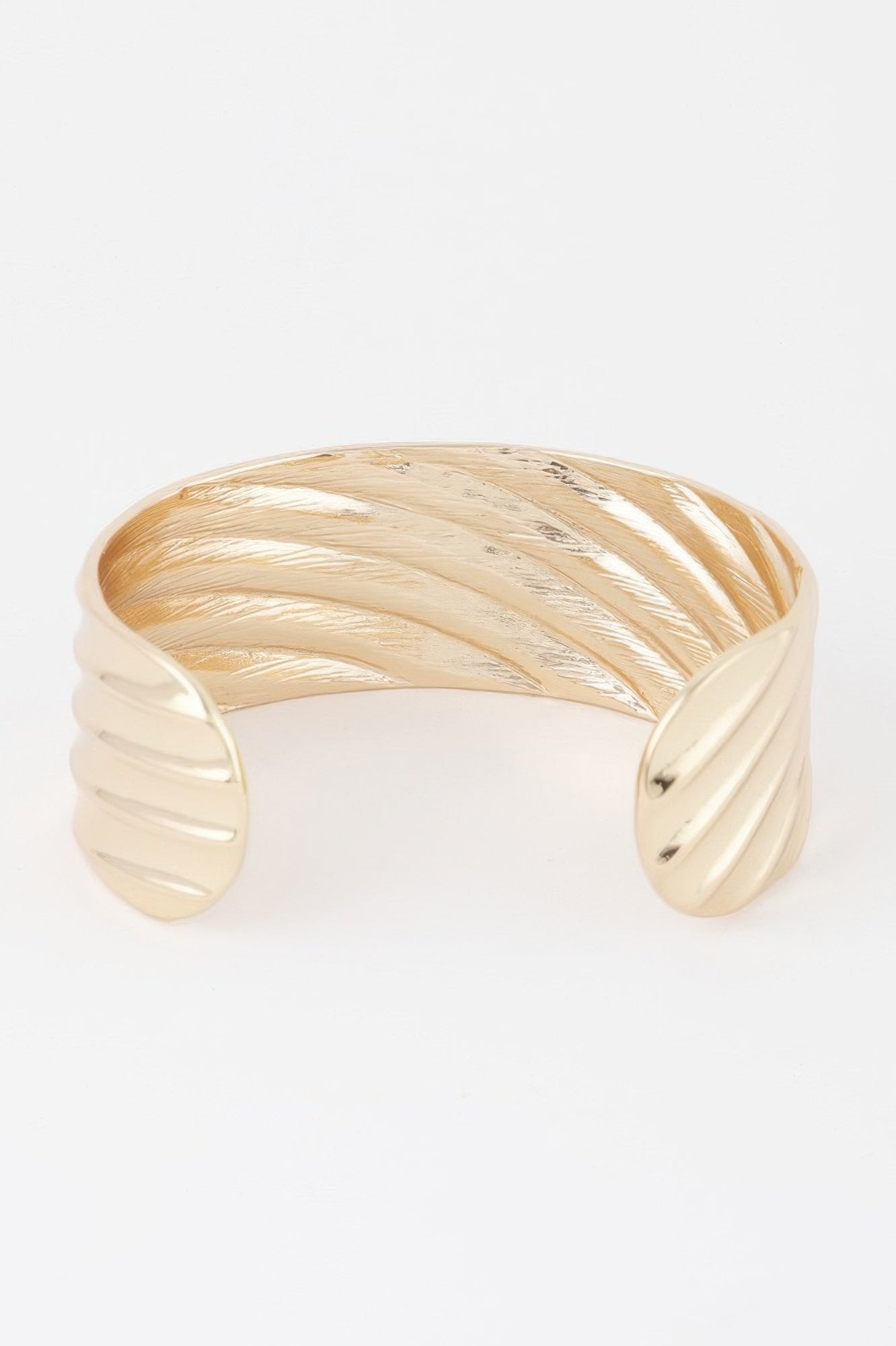 Ridged Cuff Bracelet Secondary image
