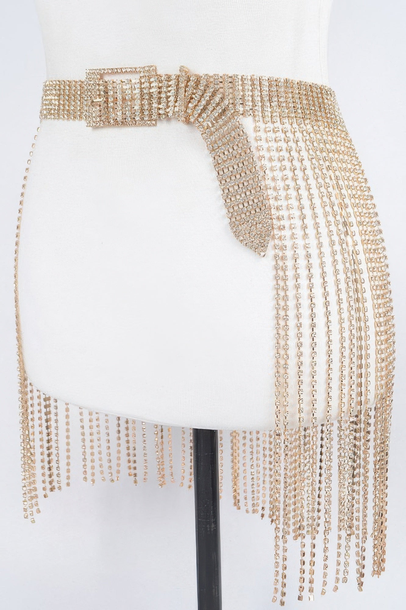 Rhinestone Fringe Belt Secondary image