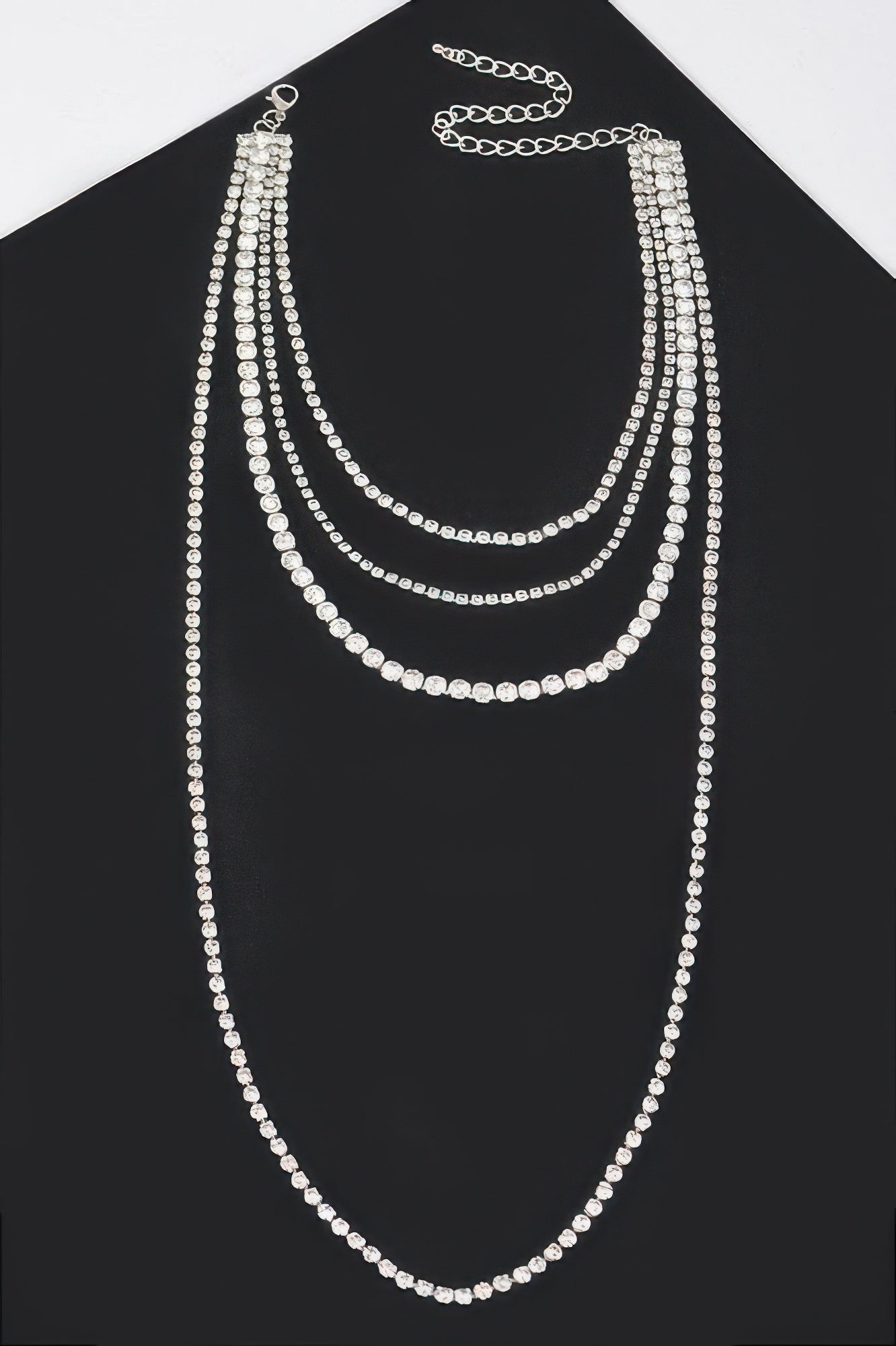 Rhinestone Multi-layer Necklace Secondary image