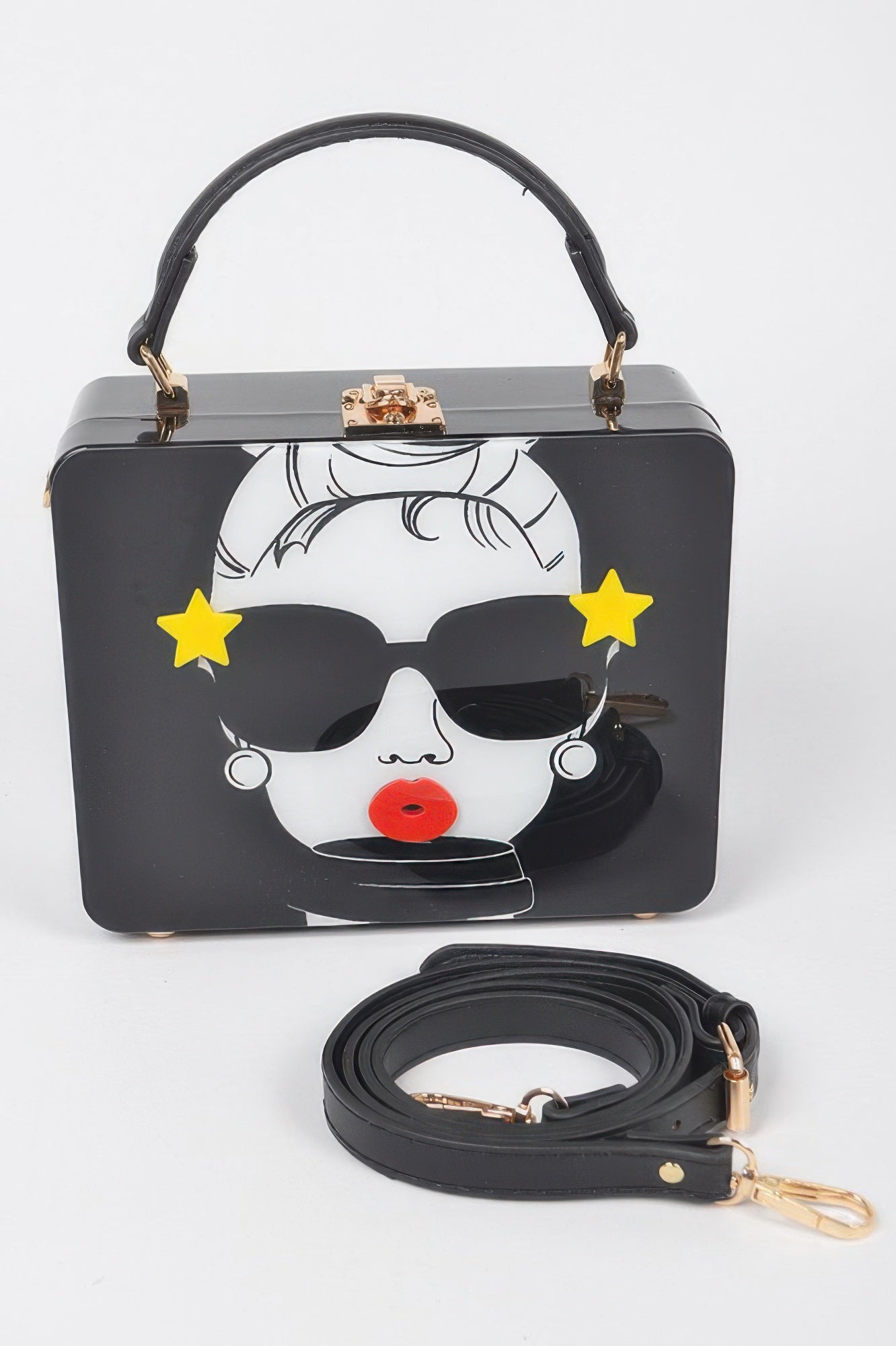 Pop Star Acrylic Box Clutch Secondary image