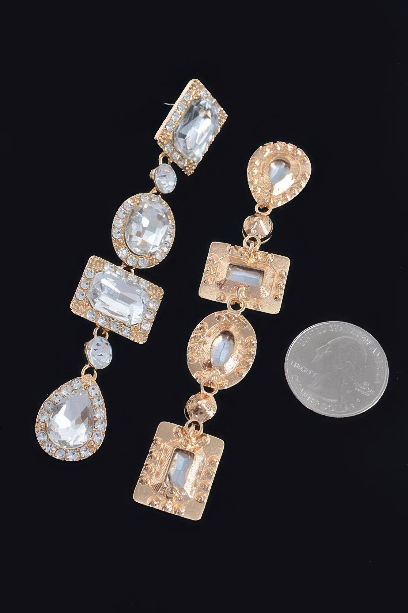 Multi Shape Stone Earring Secondary image