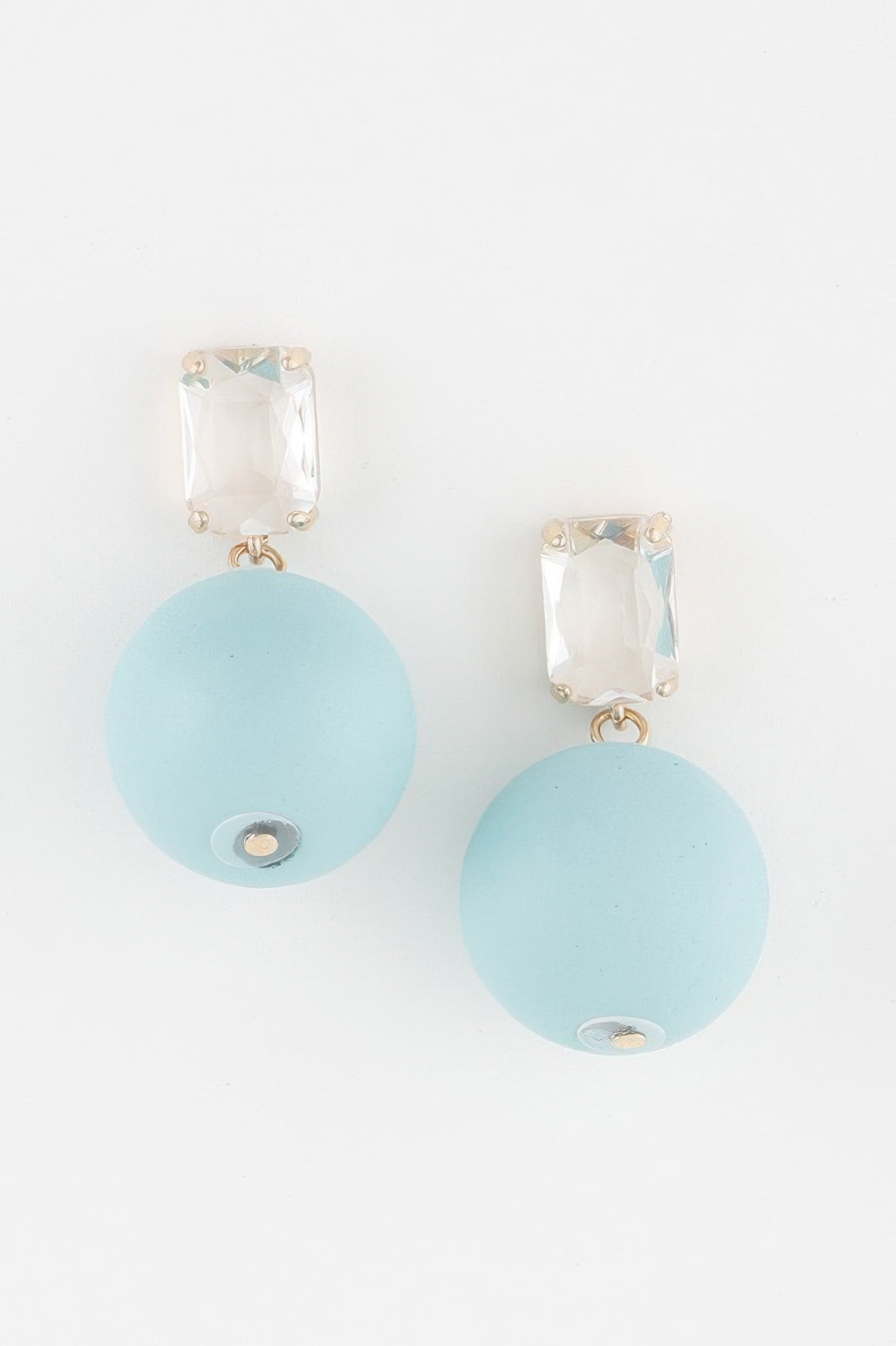 Solid Bead Drop Earrings Secondary image