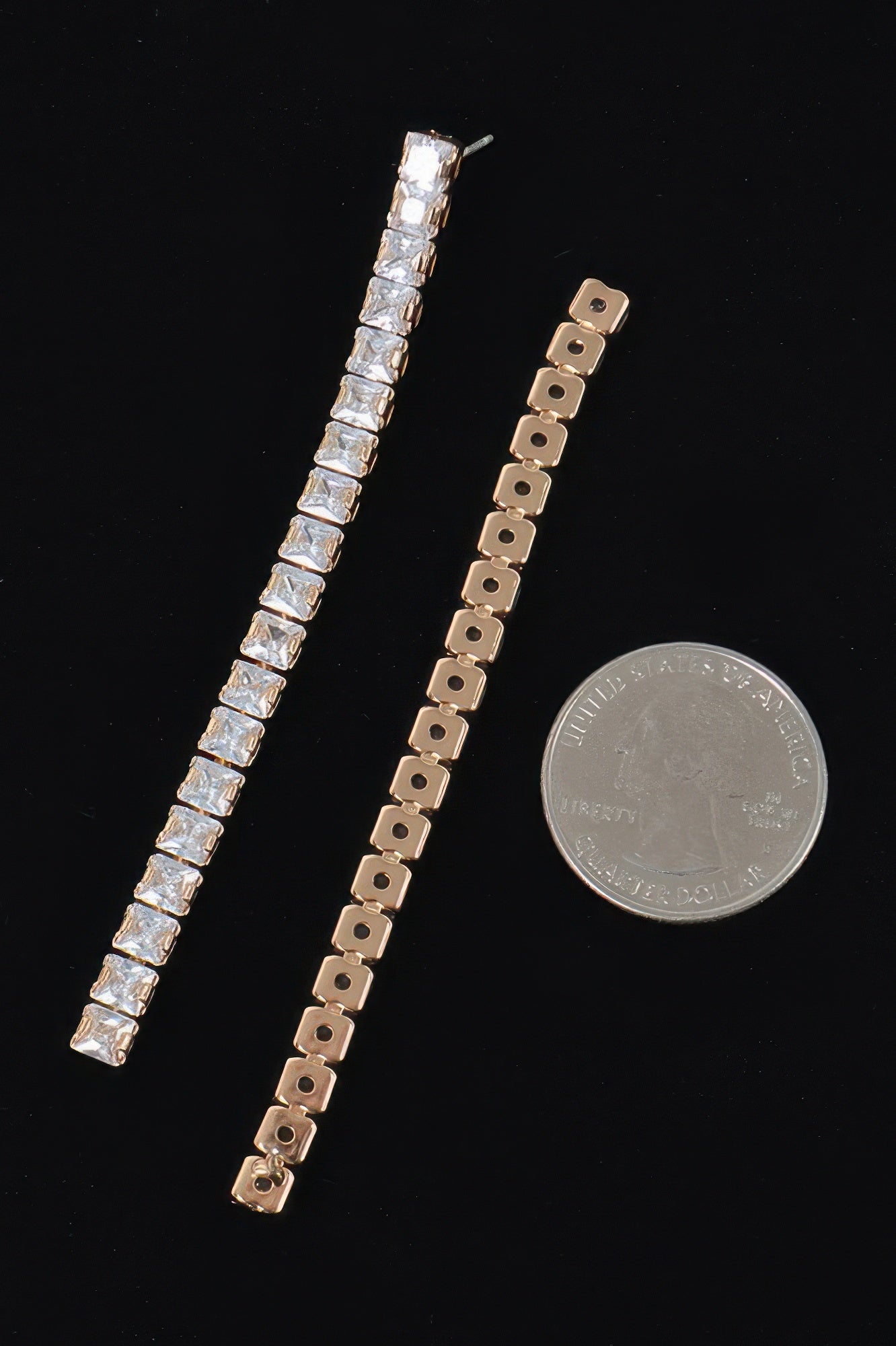 Rhinestone Drop Earring Secondary image