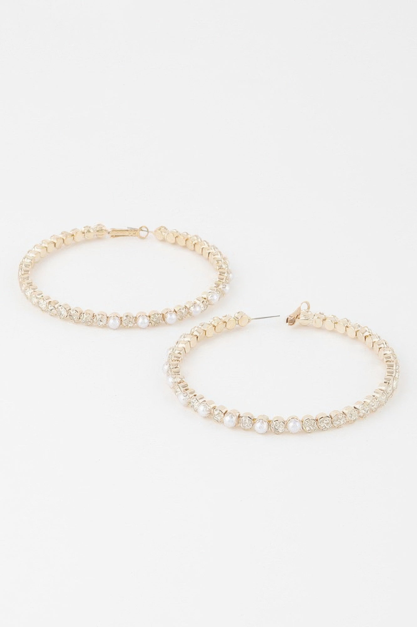 Jewel N Stone Hoop Earrings Secondary image