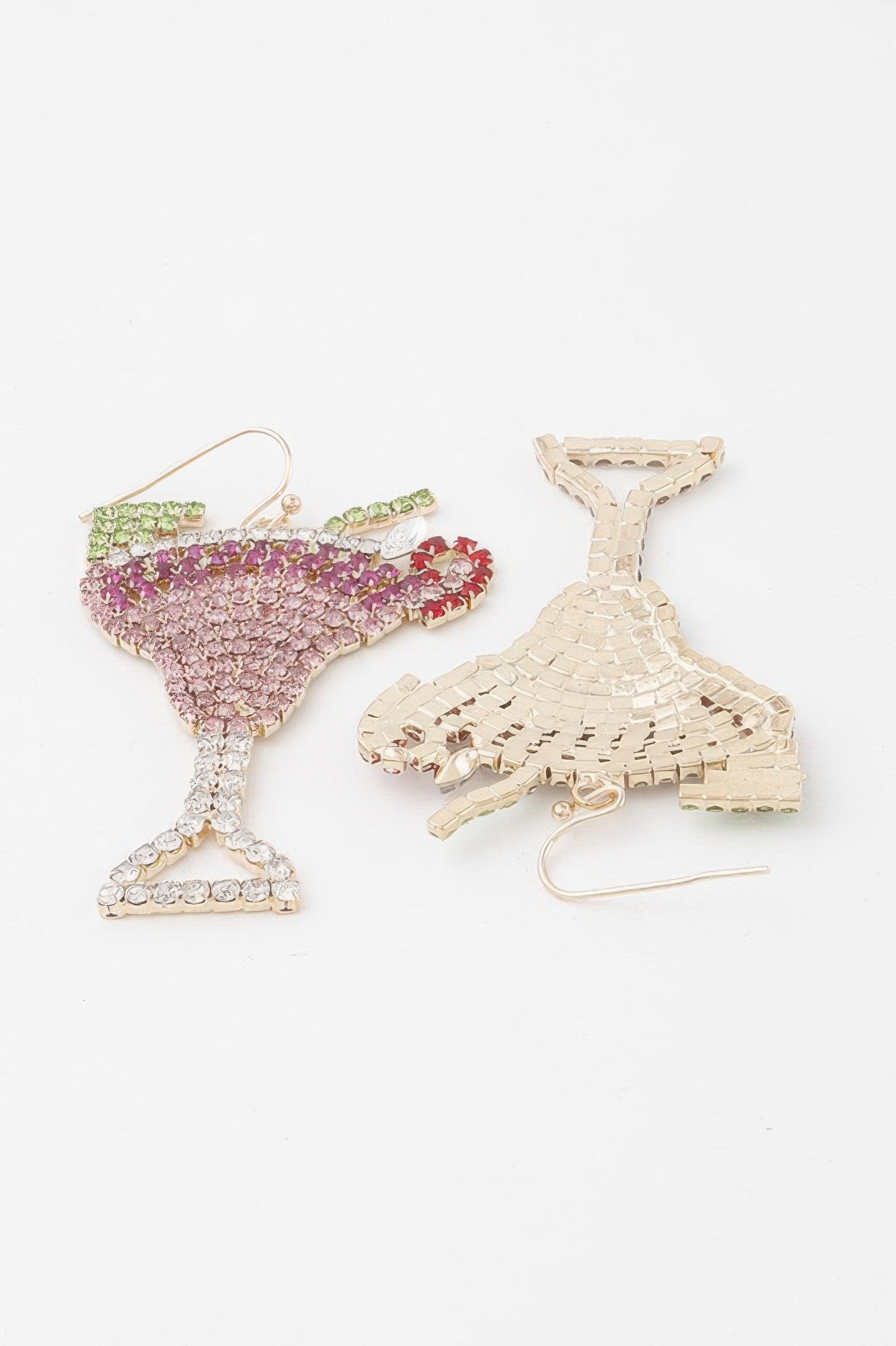 Jeweled Fruit Cocktail Earrings Secondary image
