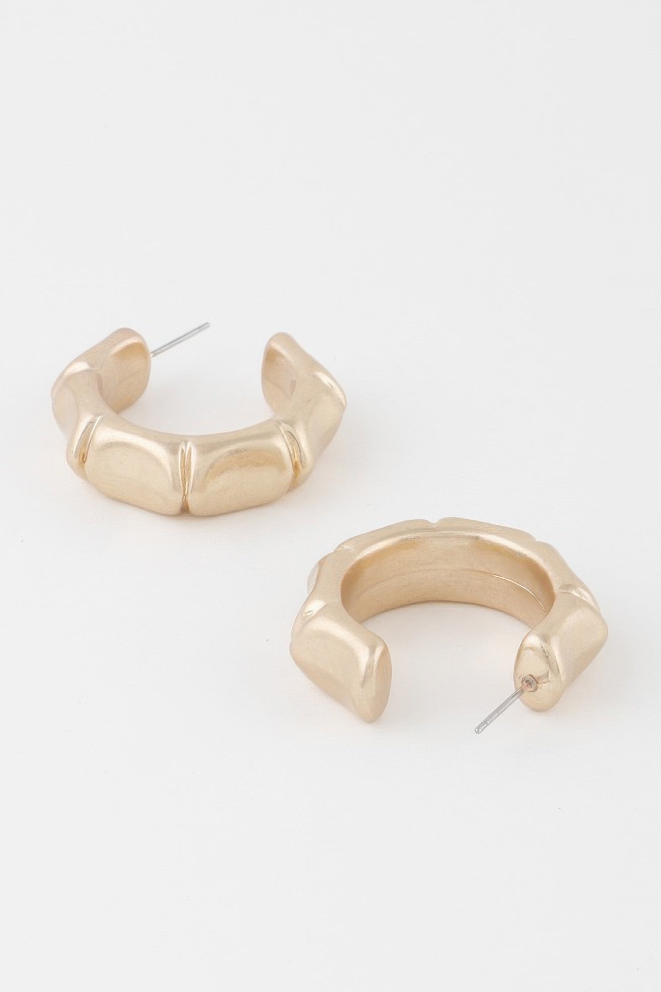 Skeleton Hoop Earrings Secondary image