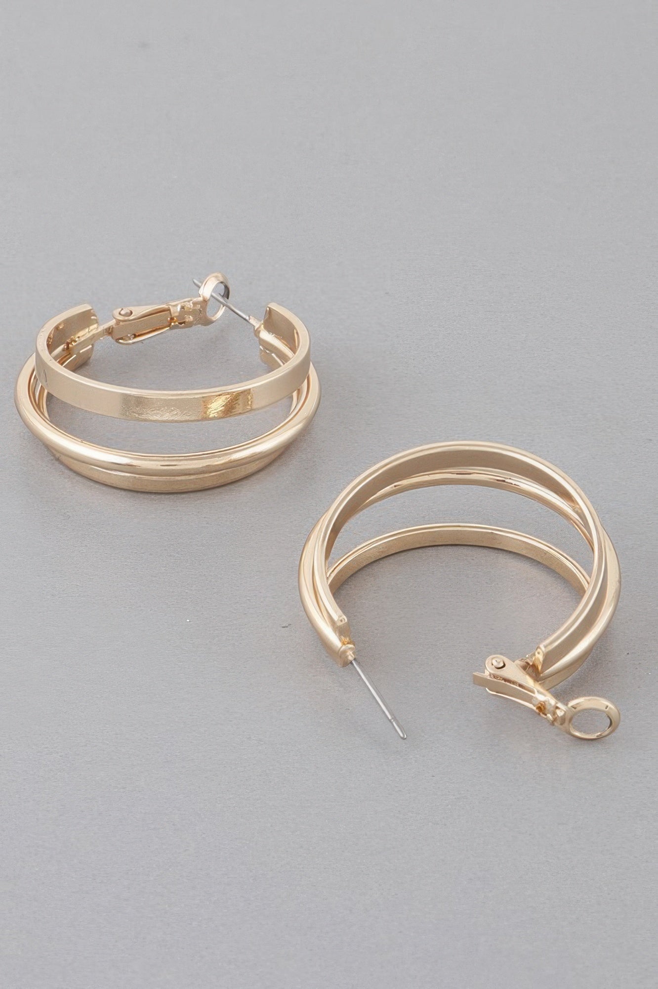 Interlaced Hoop Earrings Secondary image