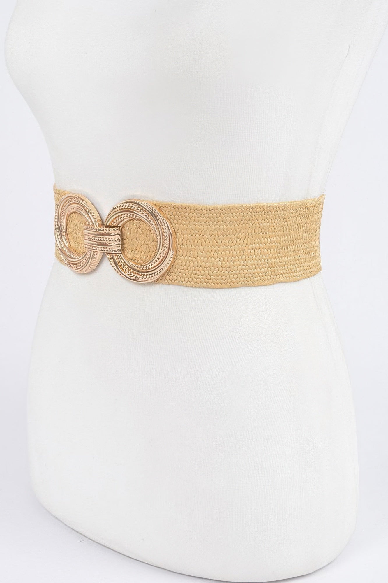 Metal Buckle Stretch Waist Belt Secondary image