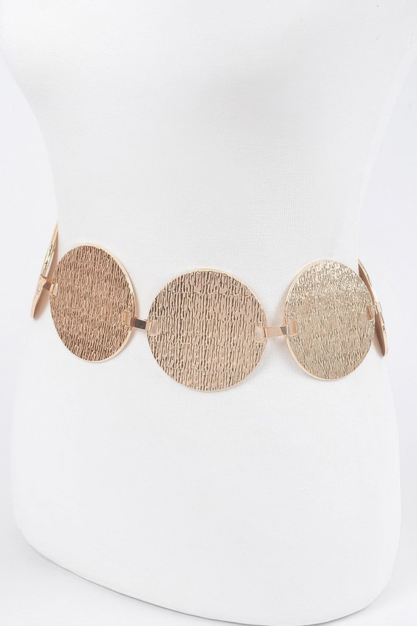 Iron Circular Plated Plus Size Belt Secondary image