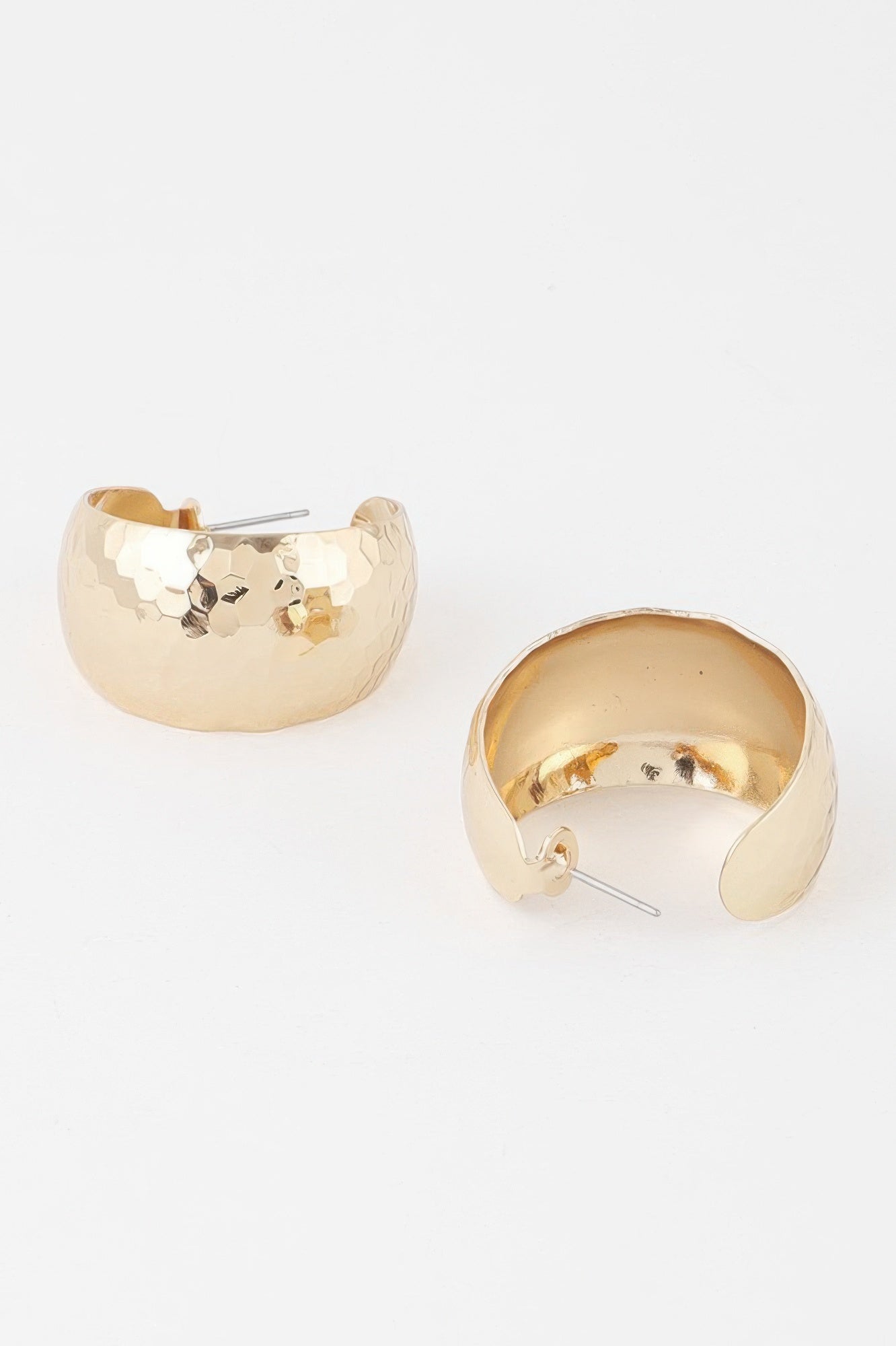 Multi Minimal Crescent Hoop Earrings Secondary image