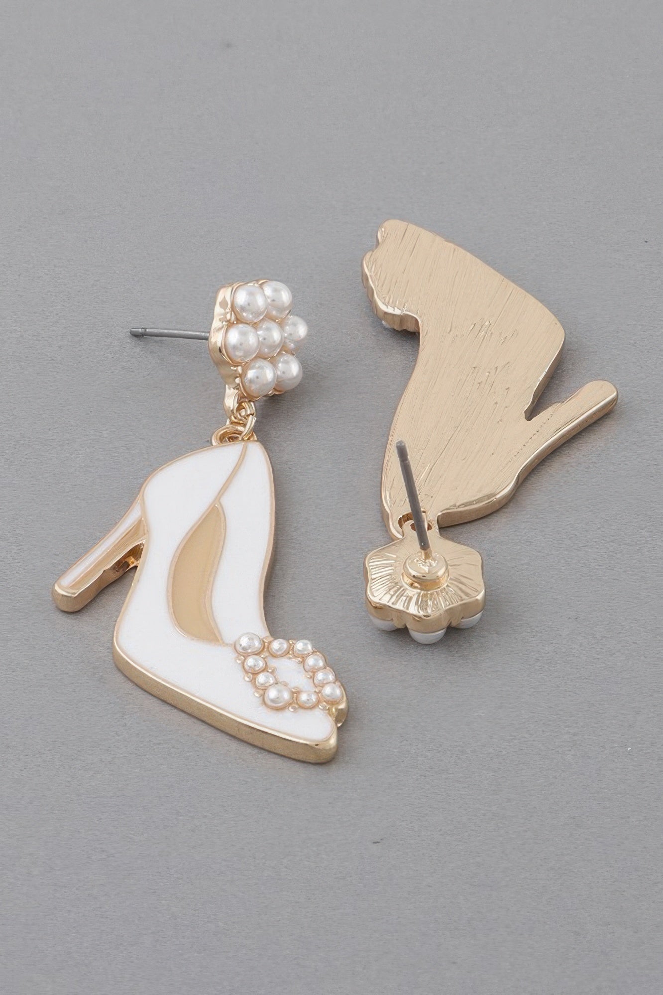 Glitter Heels Drop Earrings Secondary image