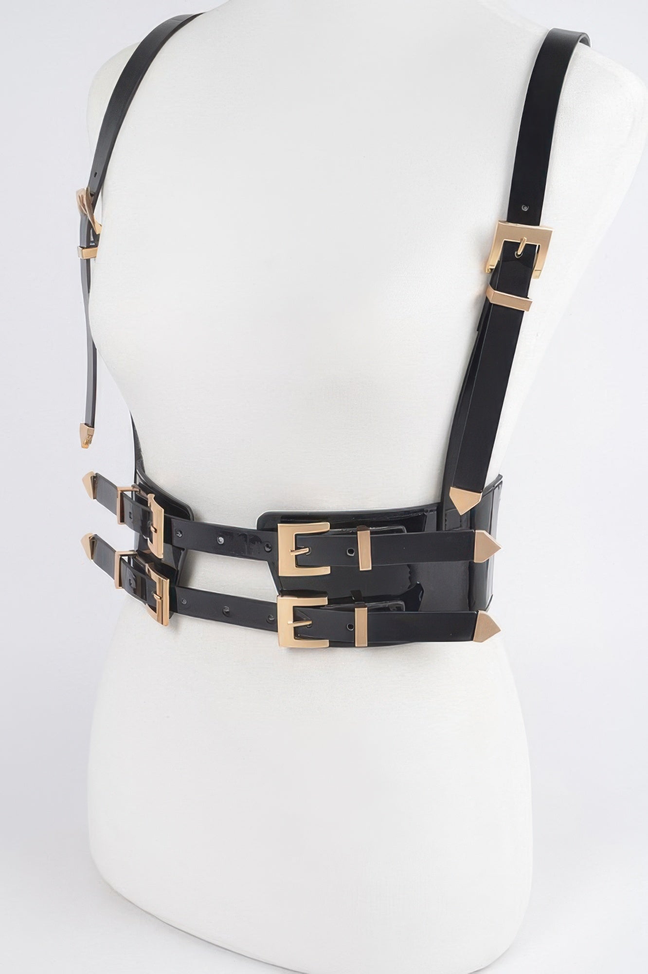 Plus Size Faux Leather Harness Secondary image