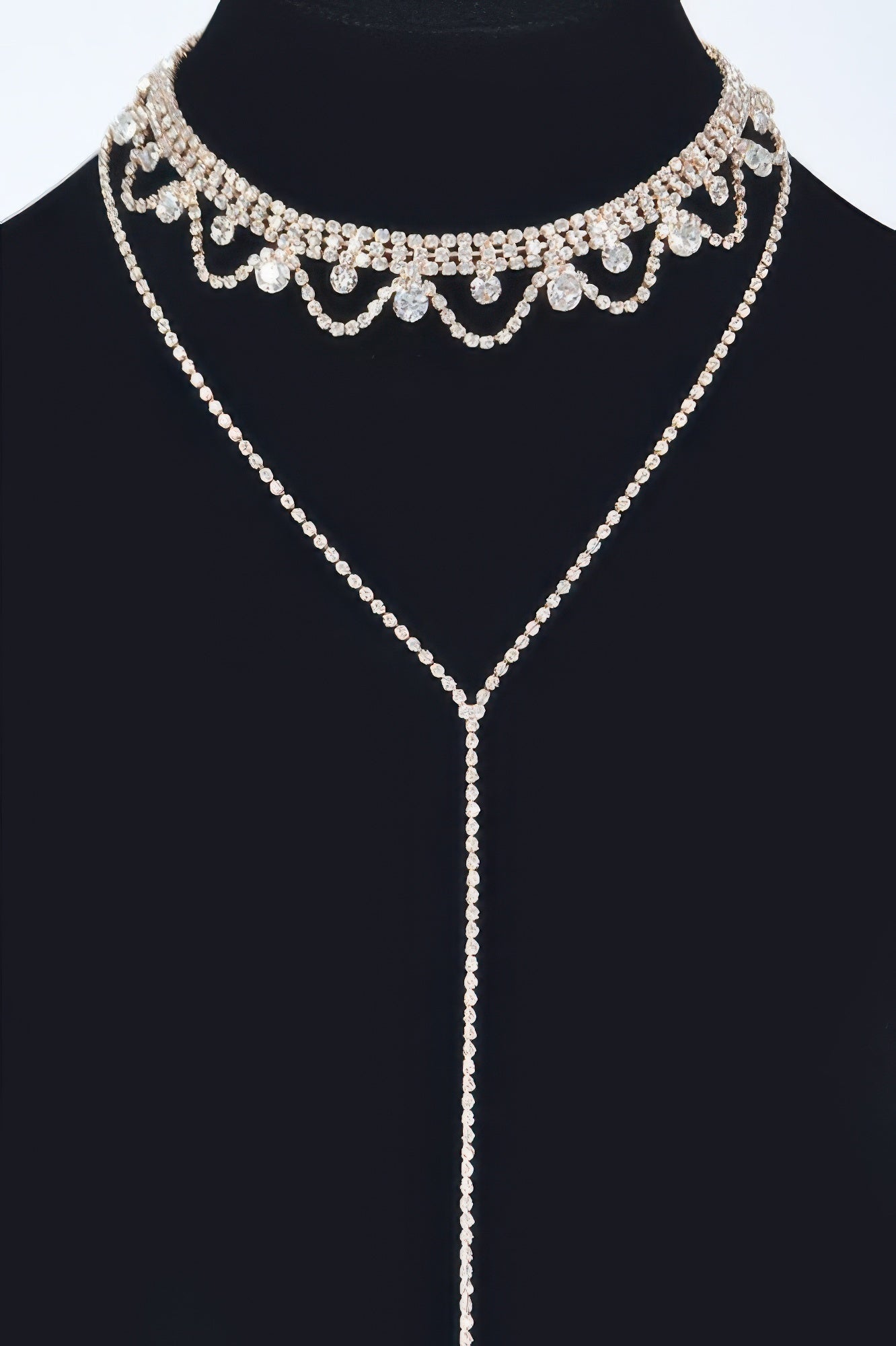Rhinestone Necklace Secondary image
