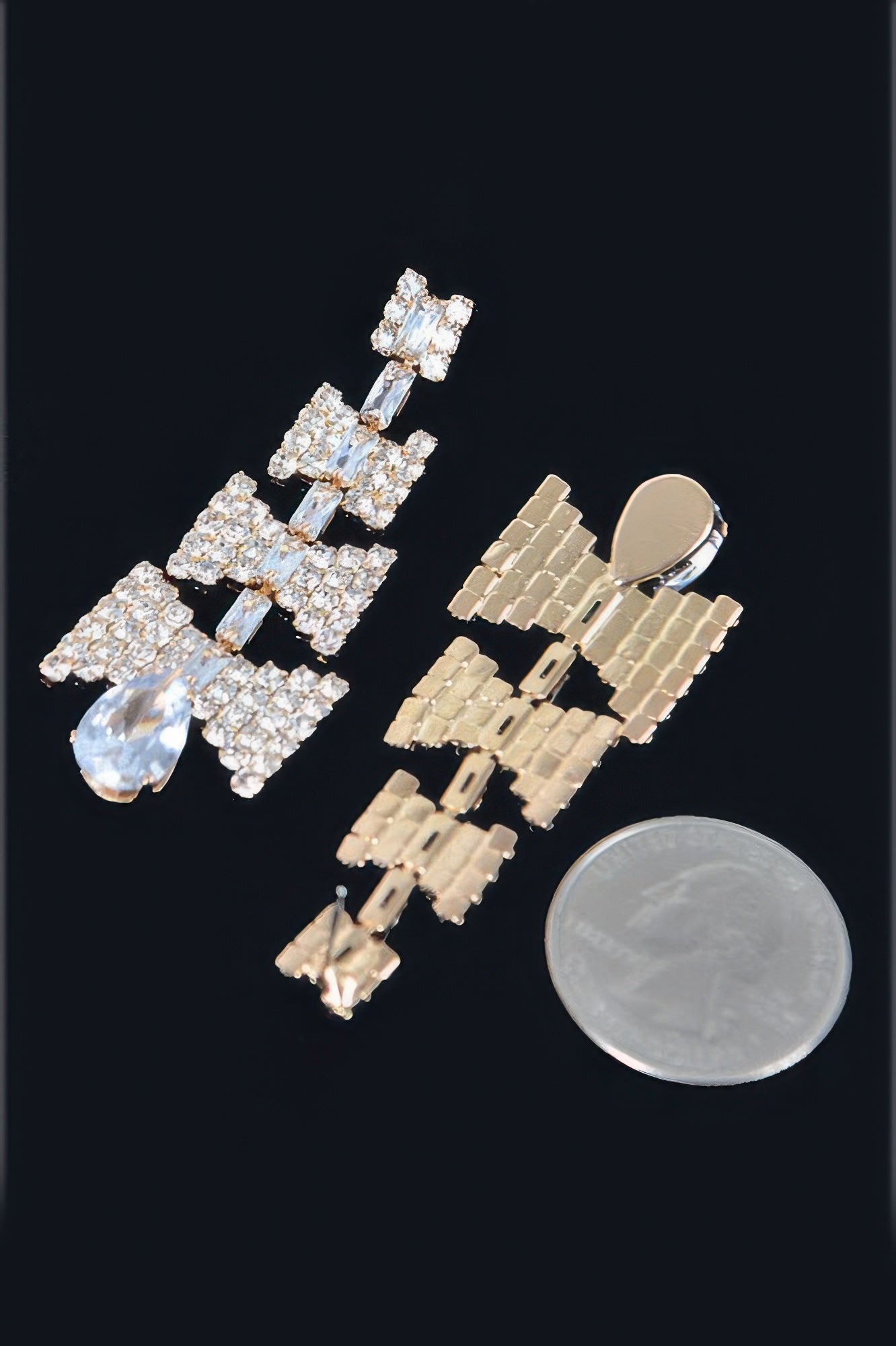 Rhinestone Earring Secondary image