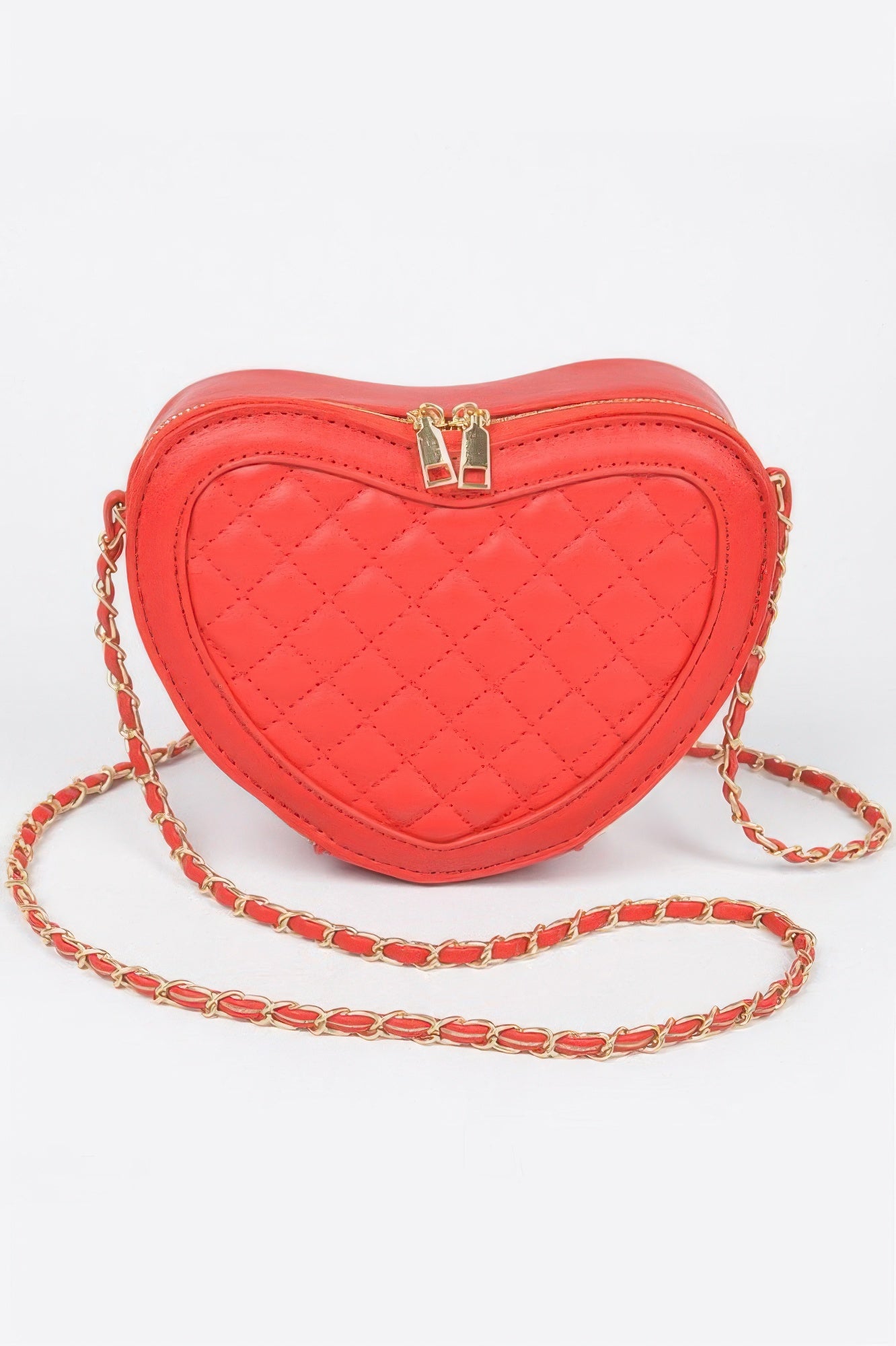 Quilted Heart Shape Crossbody Bag Secondary image