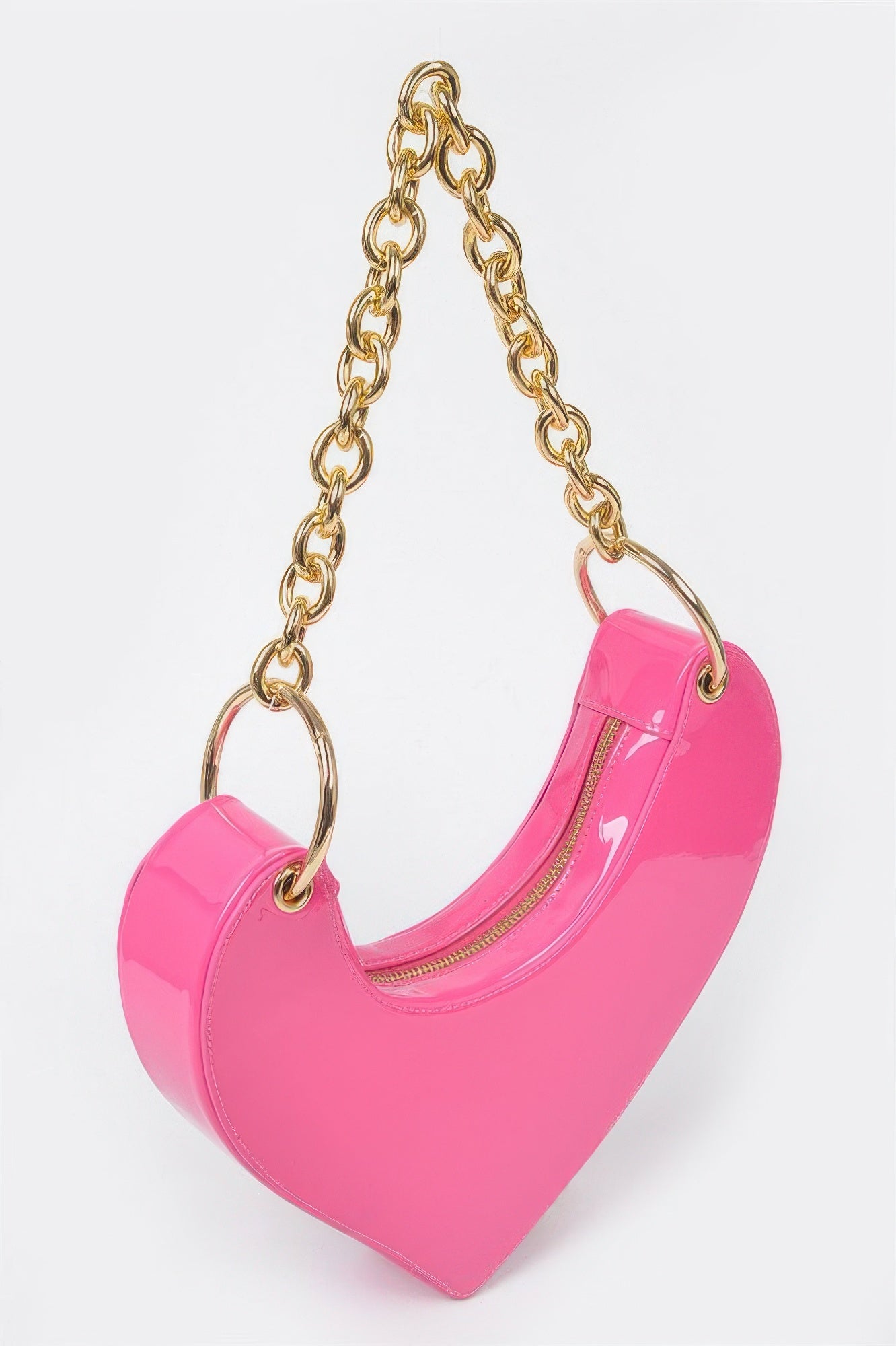 Heart Shape Oversized Handle Clutch Secondary image