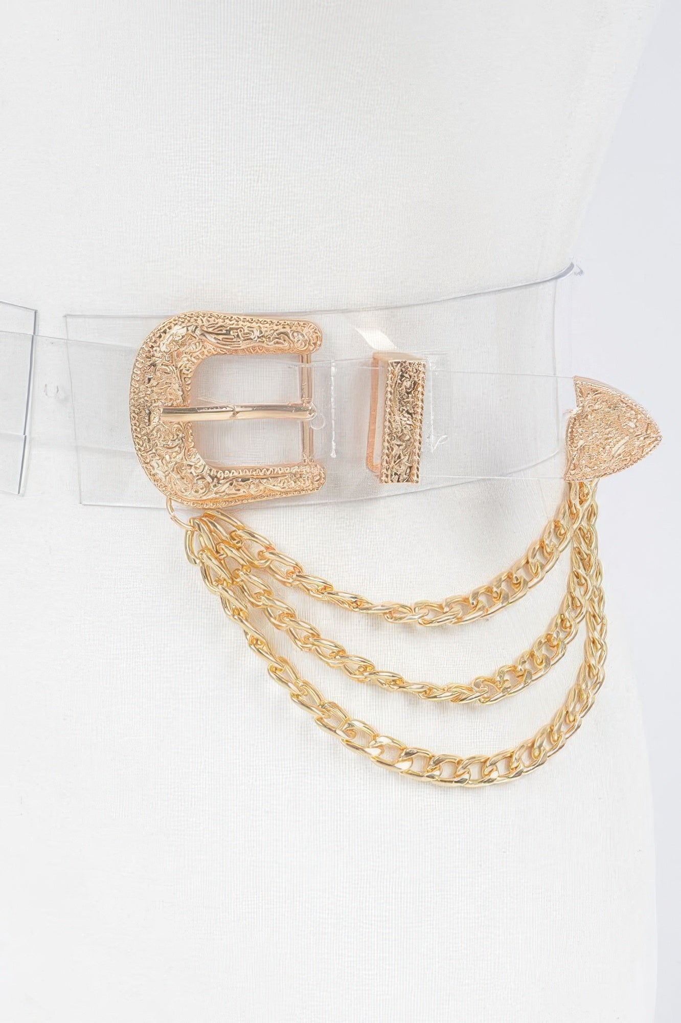 Plus Size Metal Buckle Chain Belt Secondary image