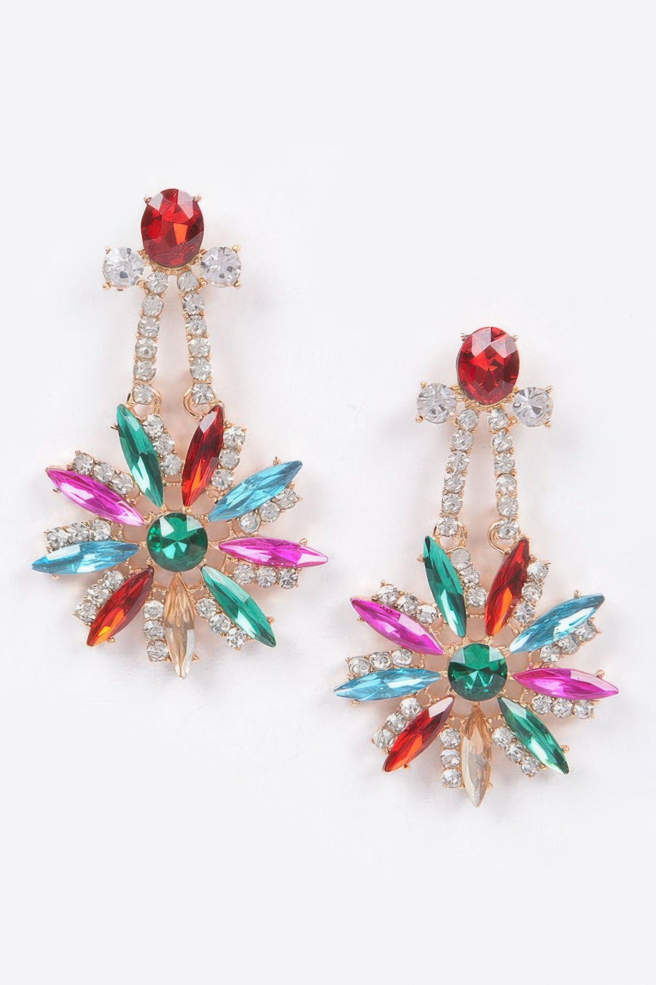 Rhinestone Dangle Earring Secondary image