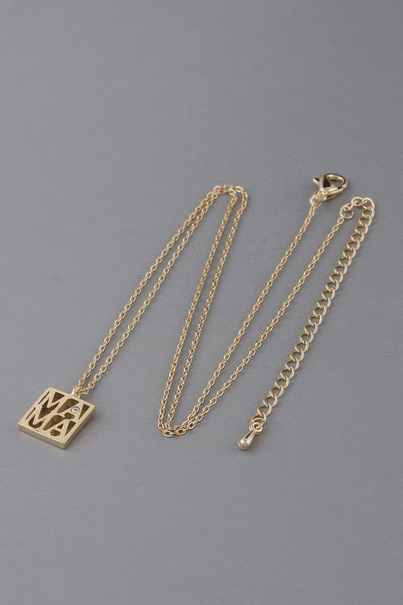 Mama Script Box Necklace Secondary image