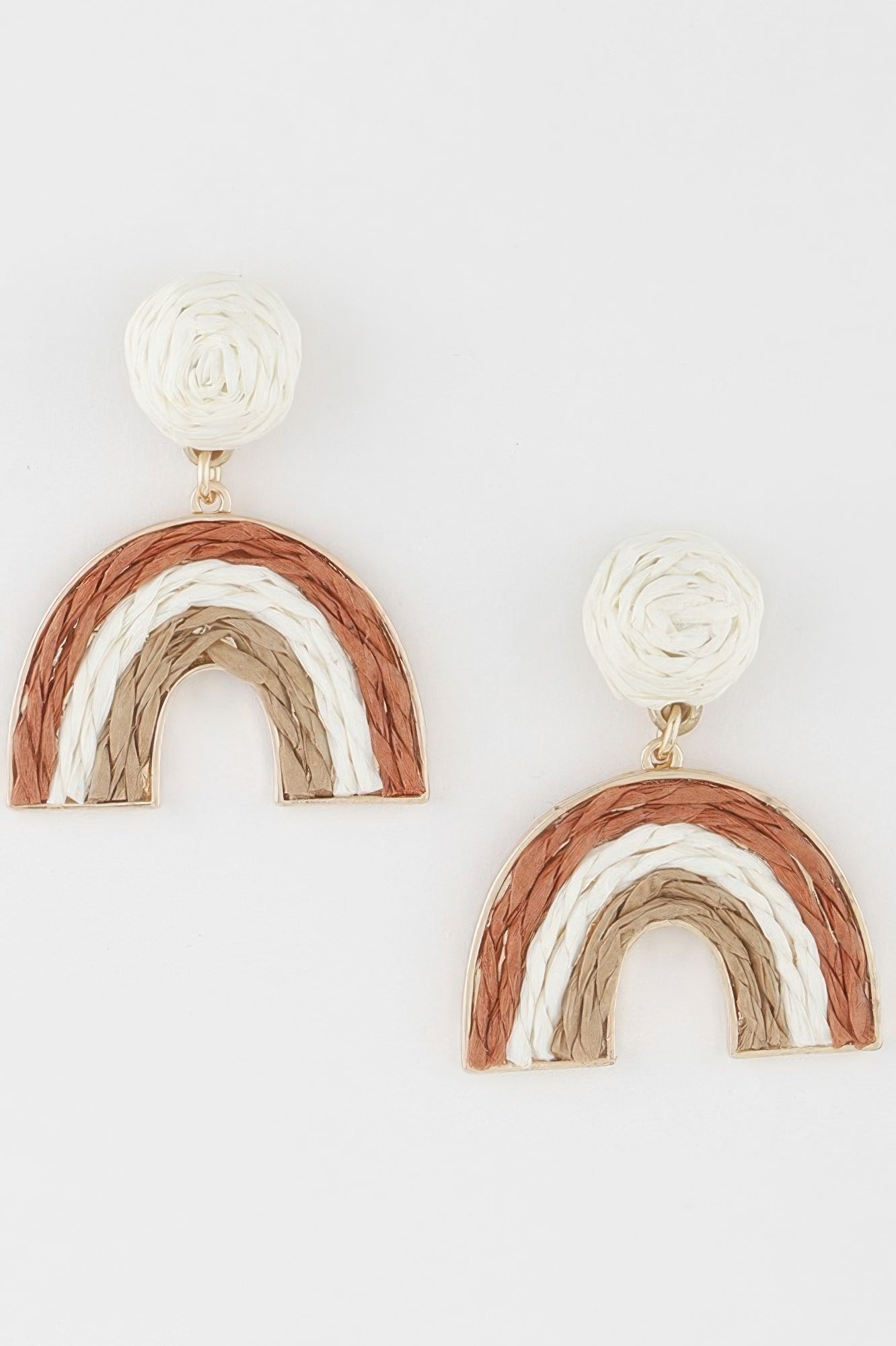 Triple Twisted Rainbow Earrings Secondary image