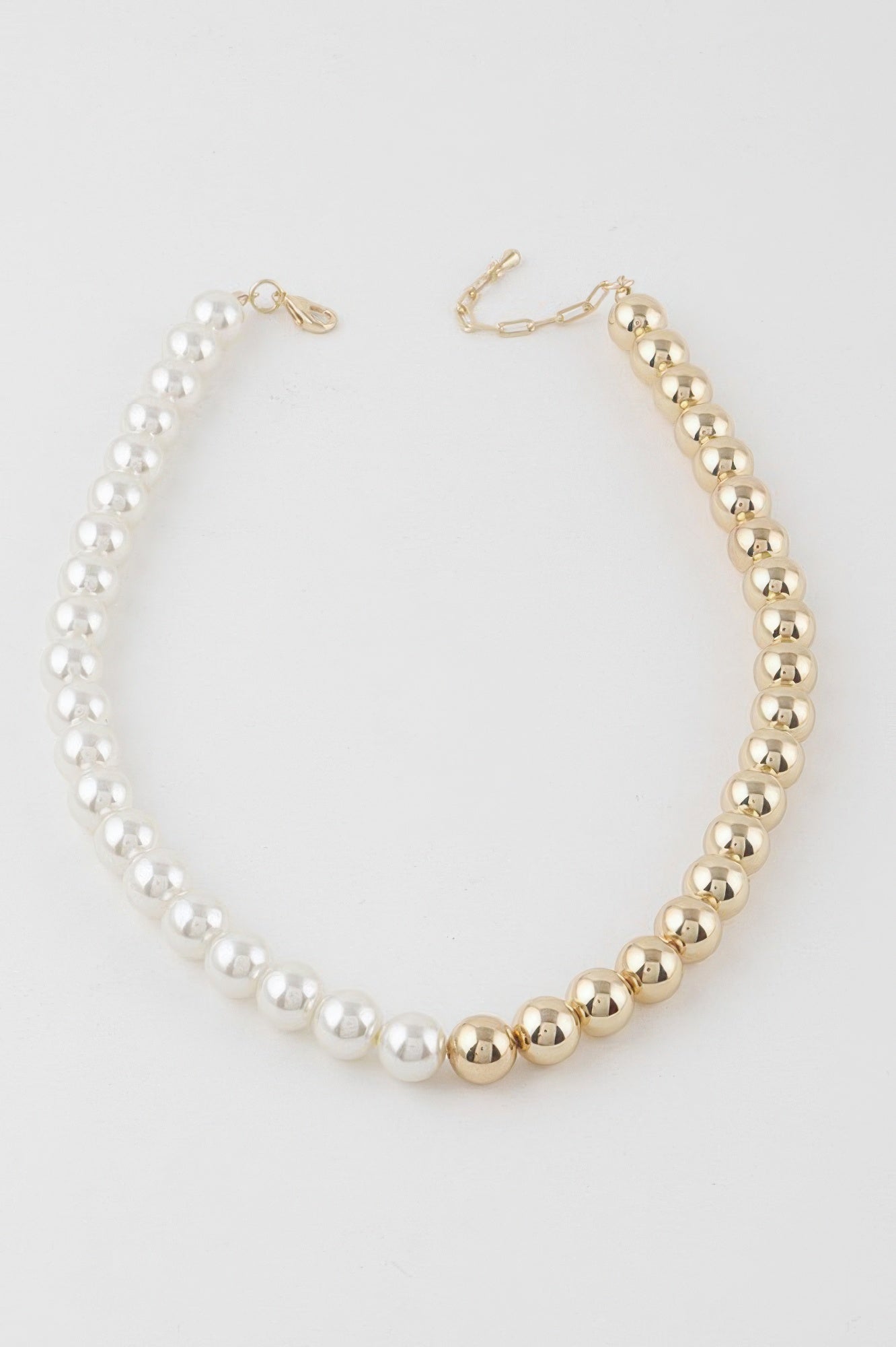 Two Toned Beaded Necklace Secondary image