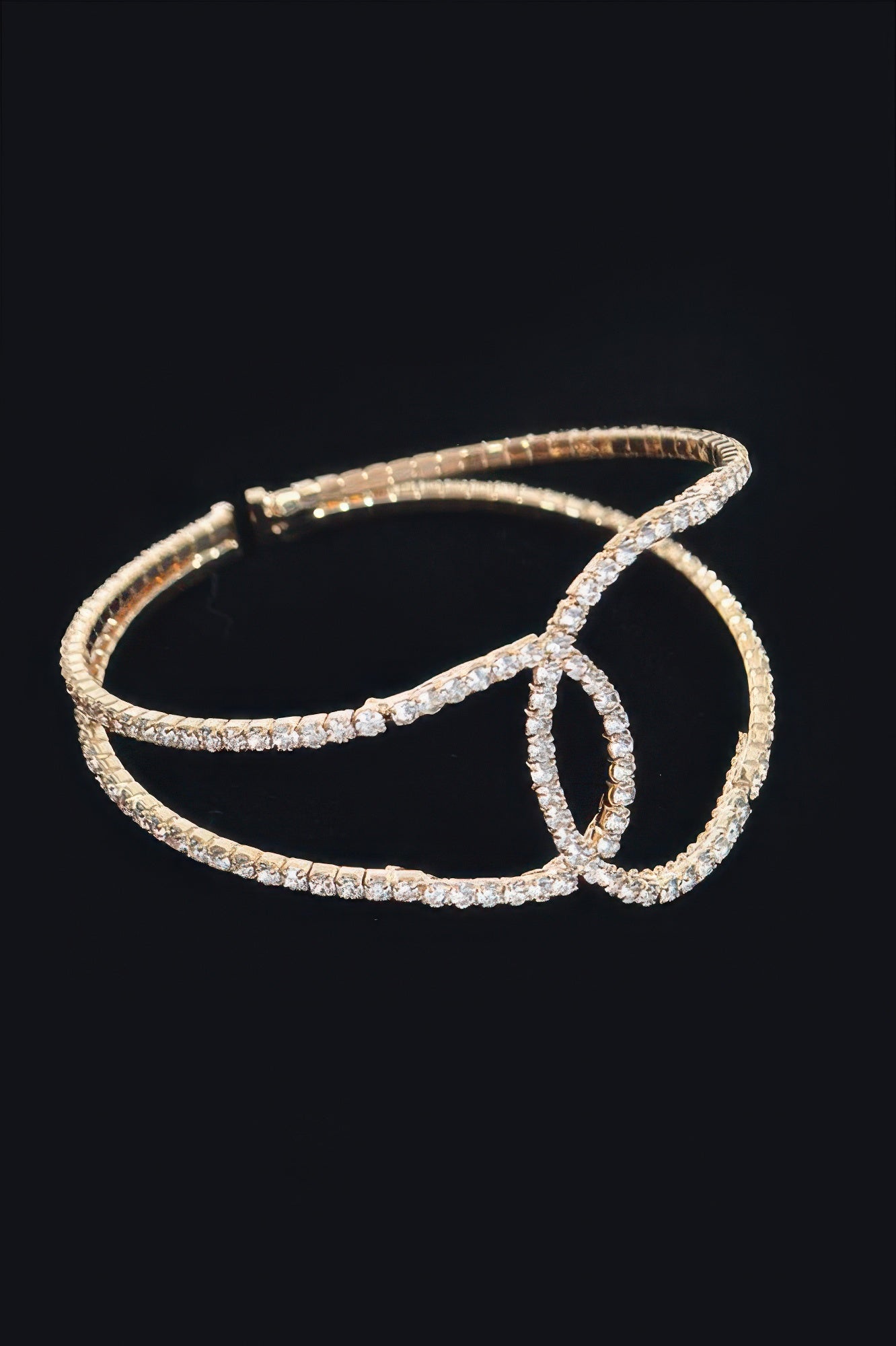 Rhinestone Cuff Bracelet Secondary image