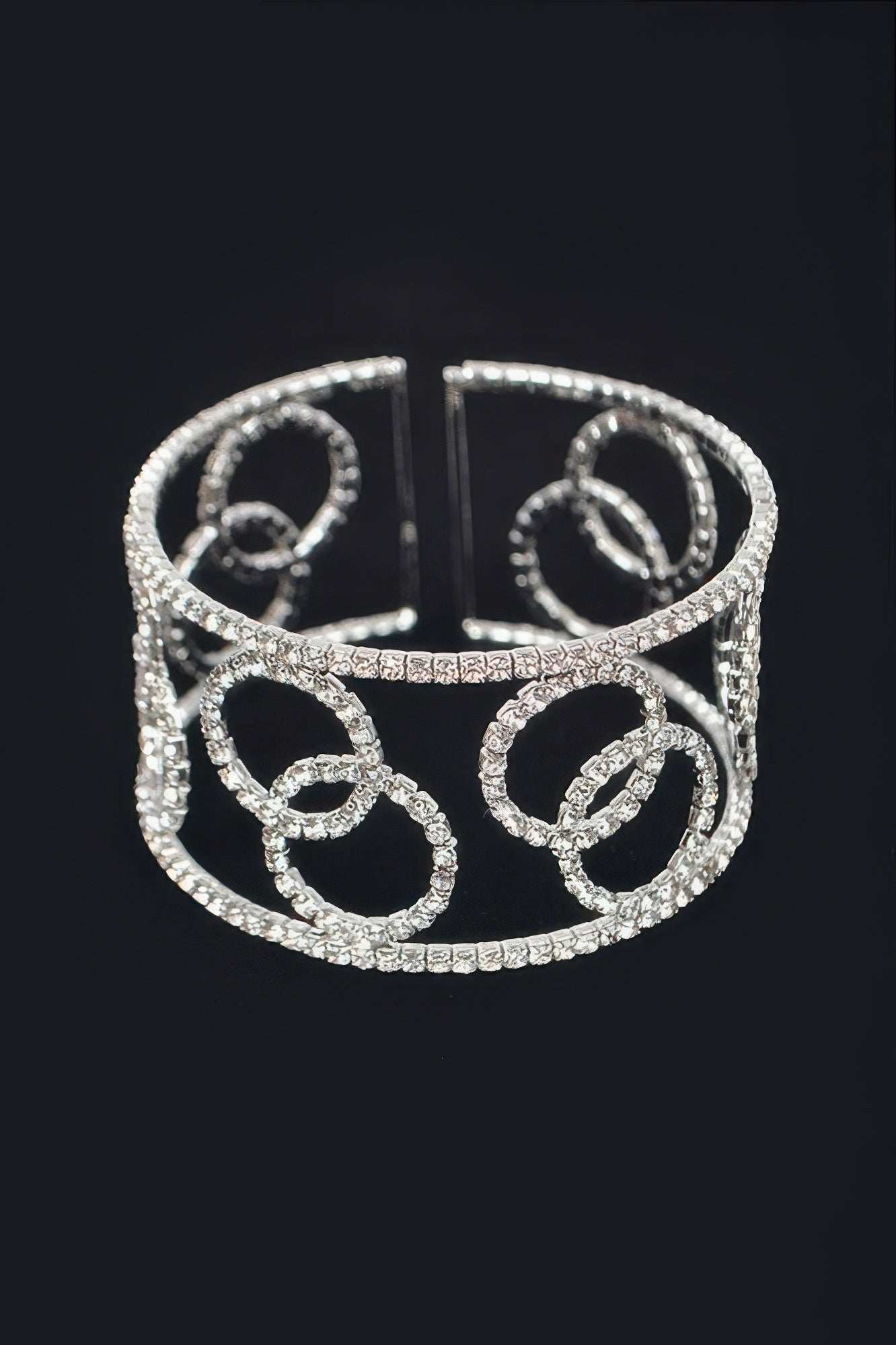 Wrap Rhinestone Bangle Secondary image