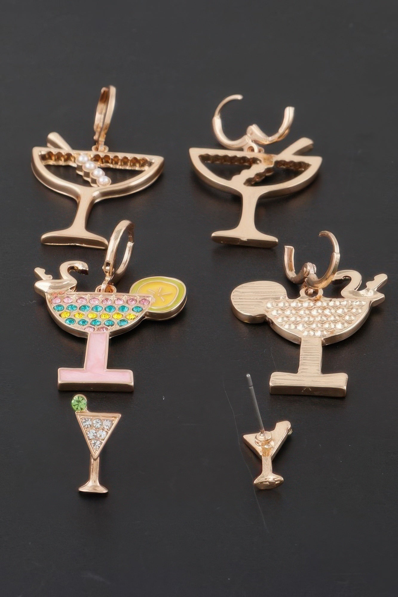 Multi Cocktail Earrings Set Secondary image