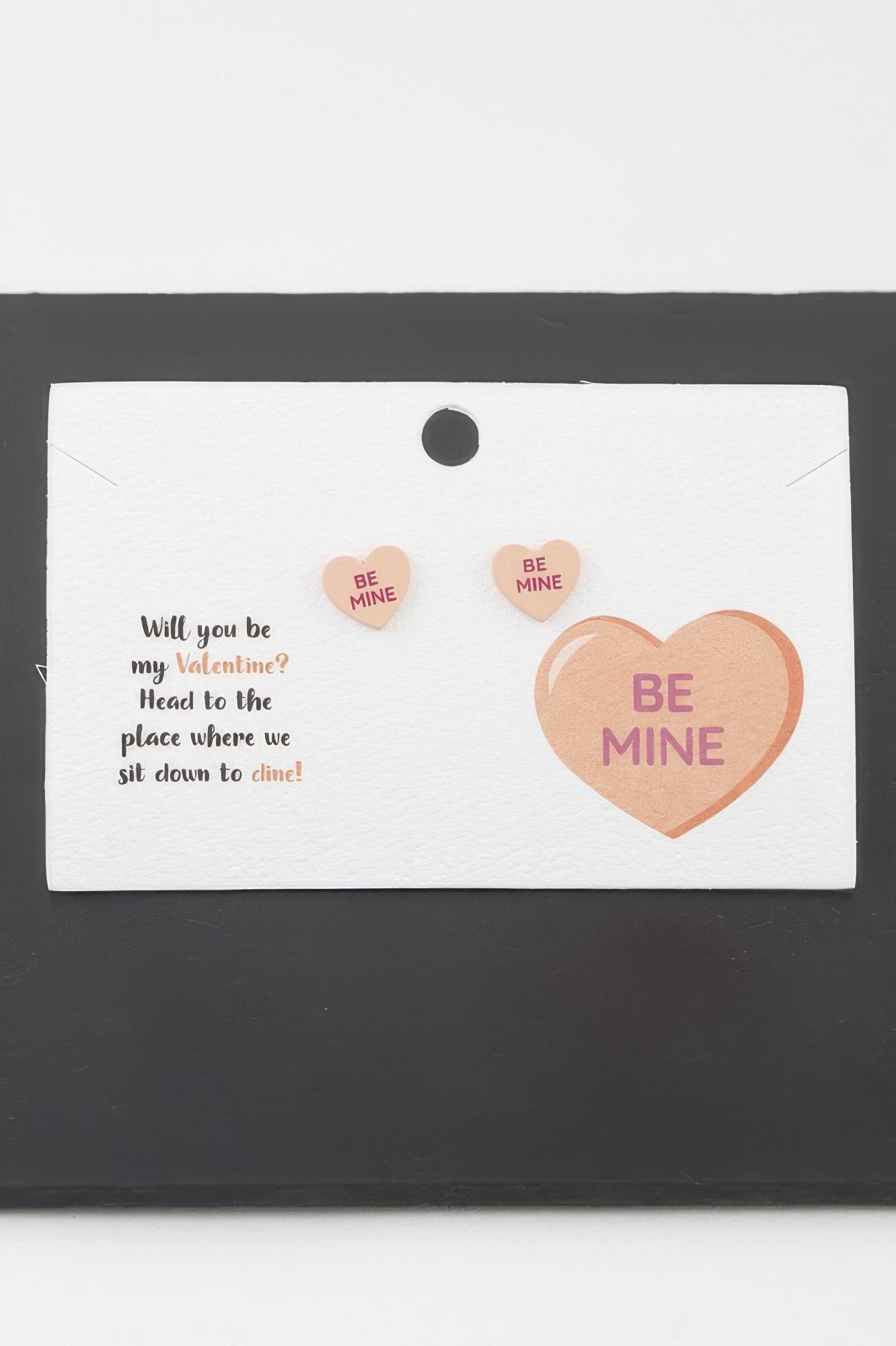 Be Mine Heart Stud Earrings Secondary image