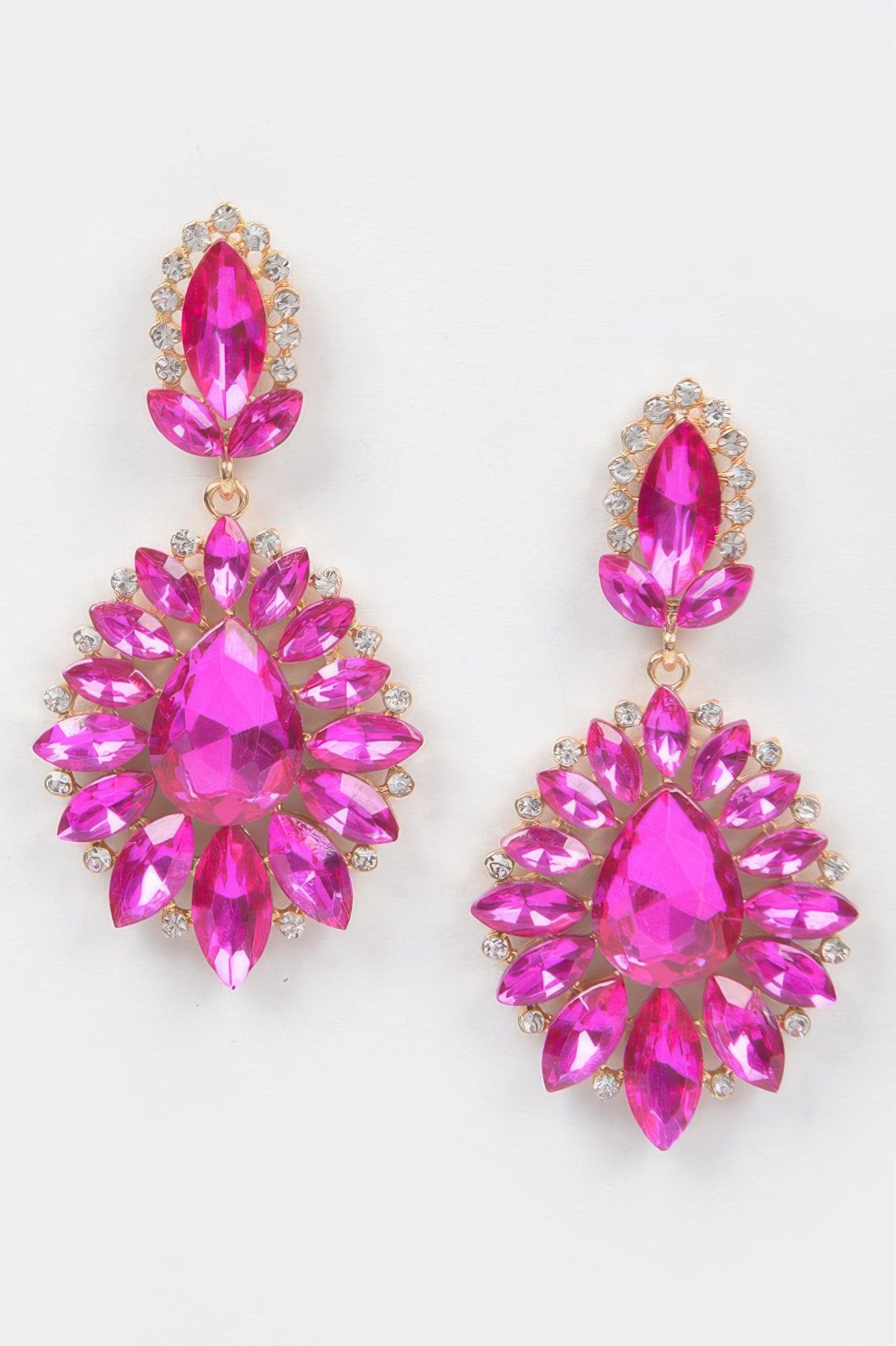 Rhinestone Dangle Earring Secondary image
