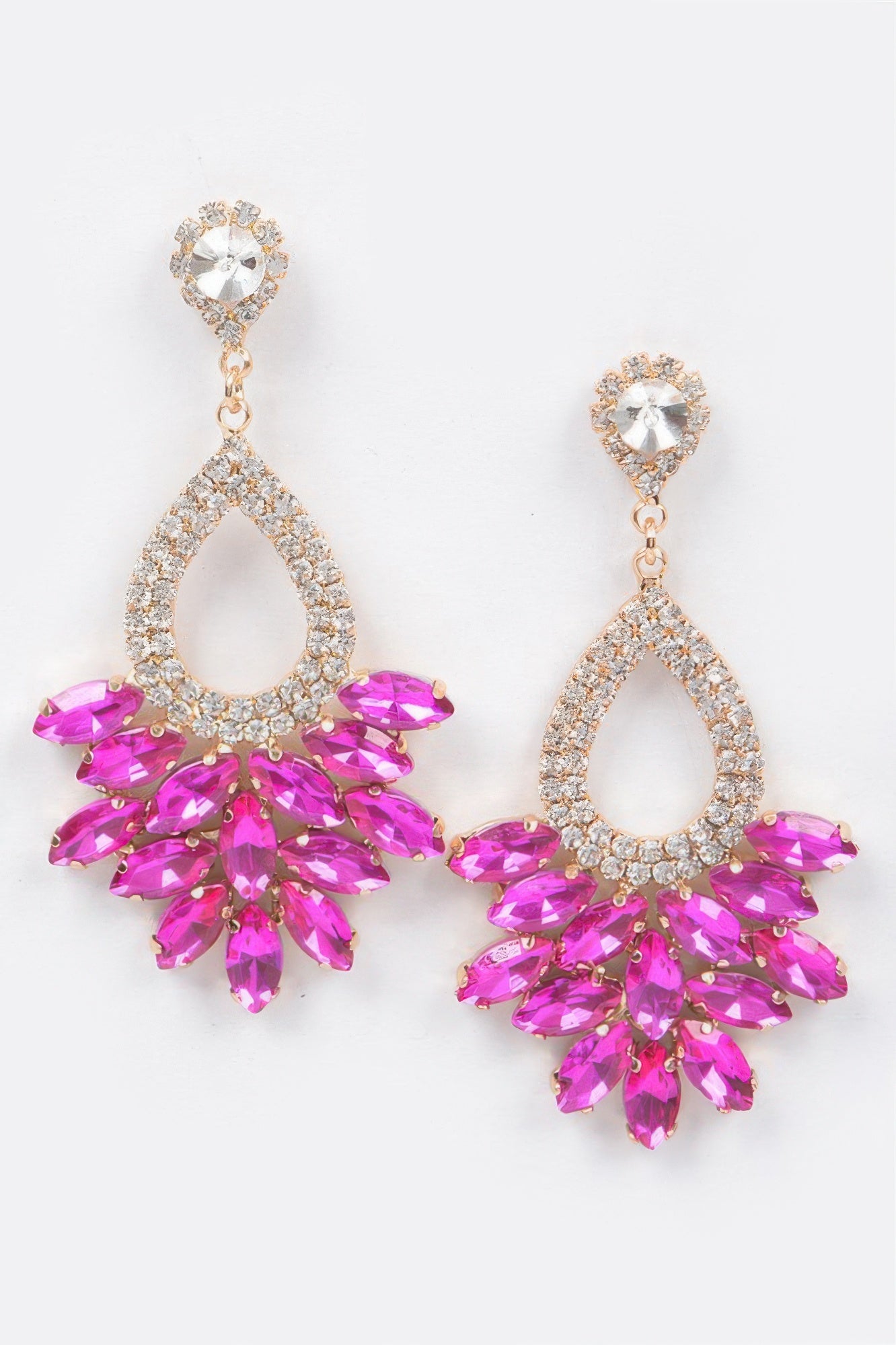 Rhinestone Dangle Earring Secondary image