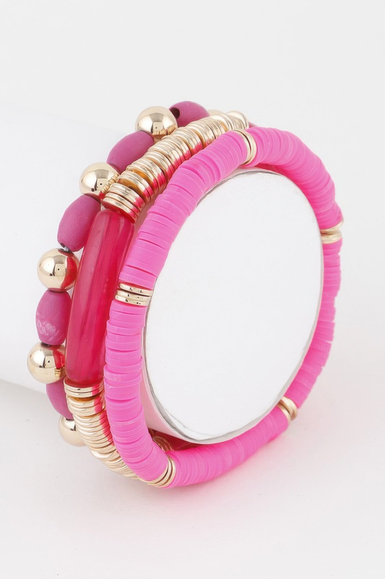 Triple Layered Bead Bracelet Secondary image