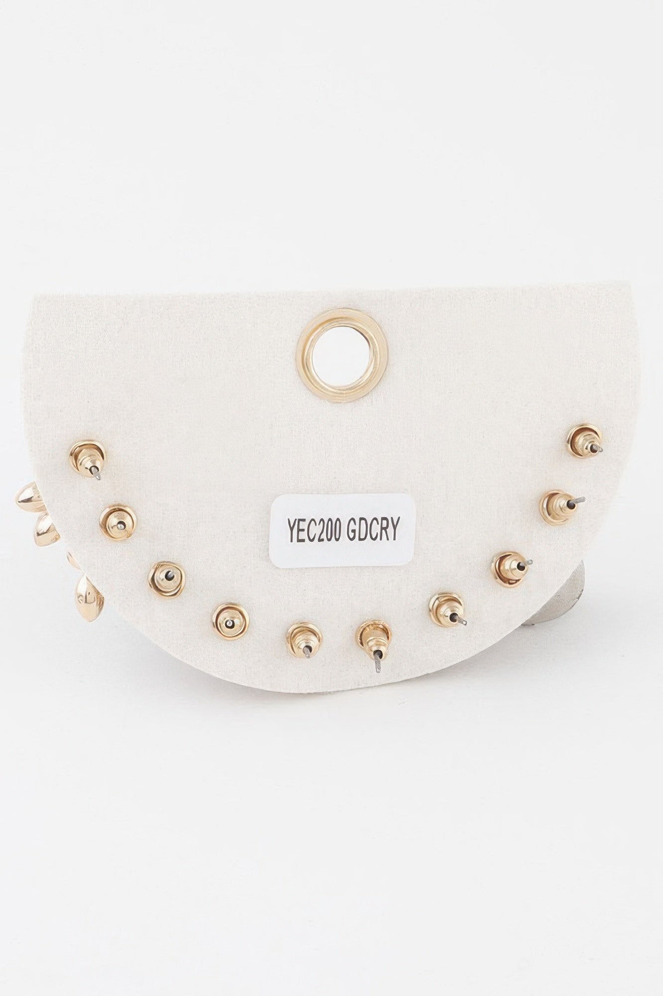 Jewel Flower Stud Earrings Set Secondary image