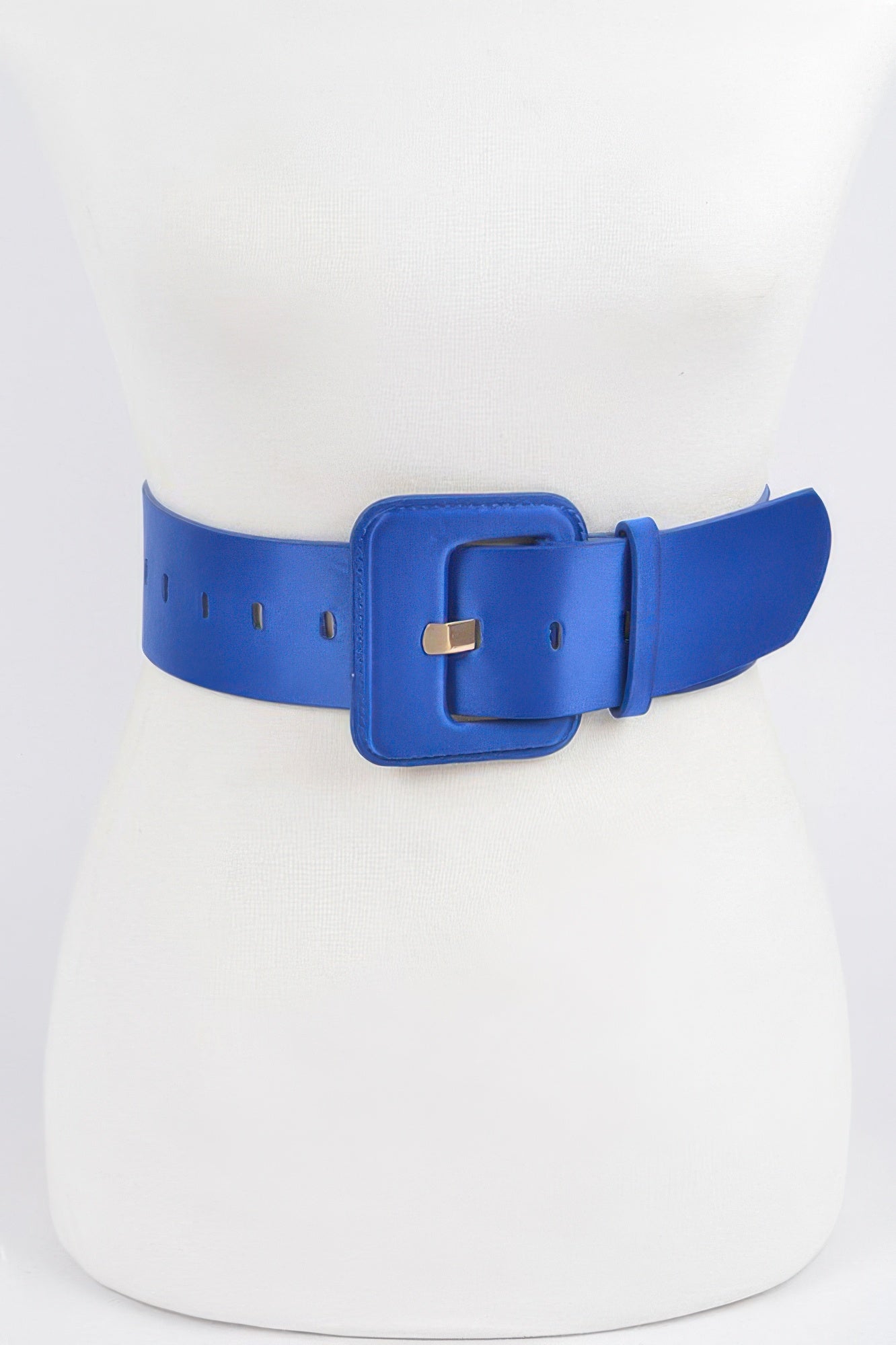 Micro Suede Wide Buckle Belt Secondary image