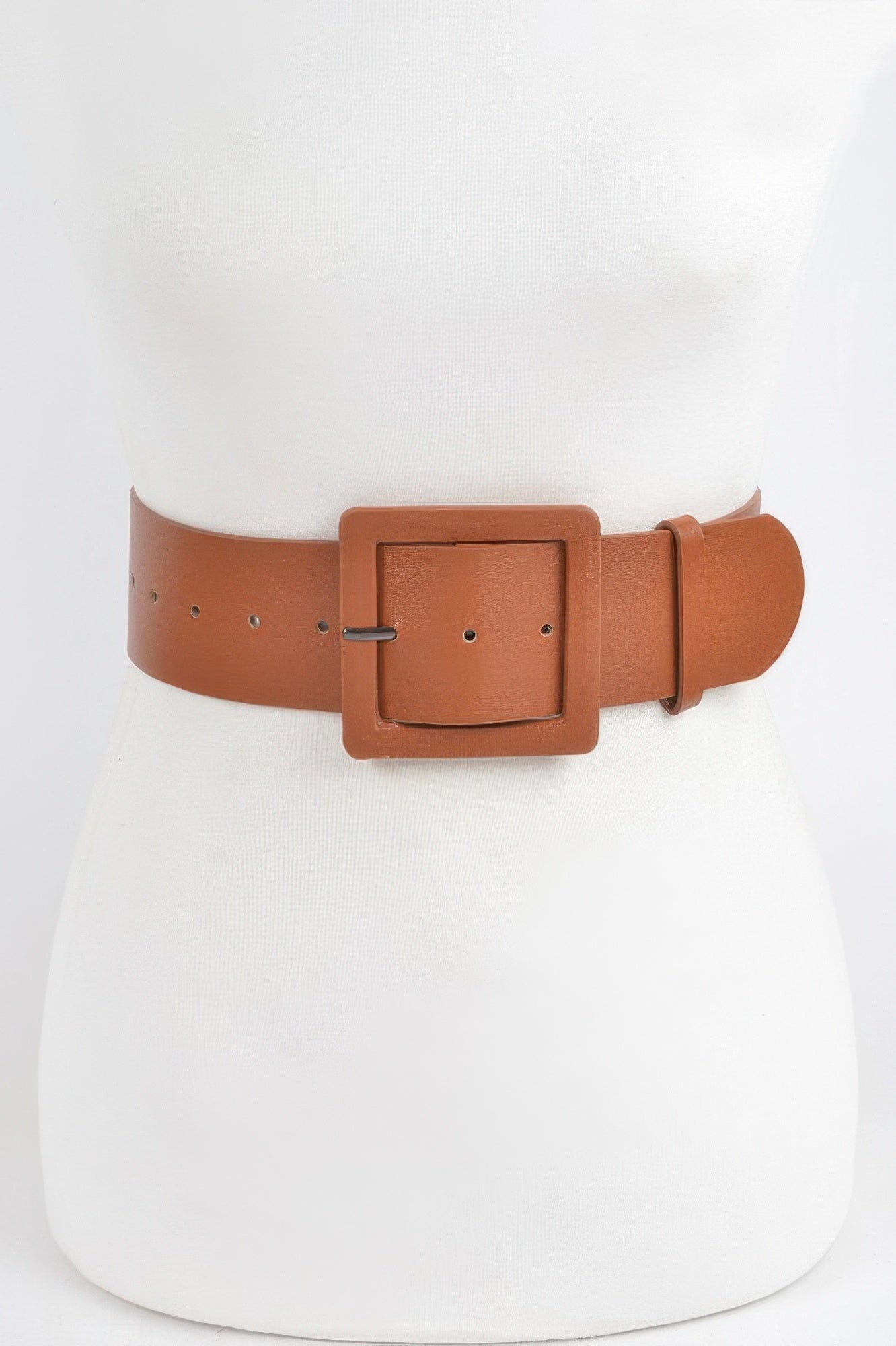 Faux Leather Wide Waist Belt Secondary image