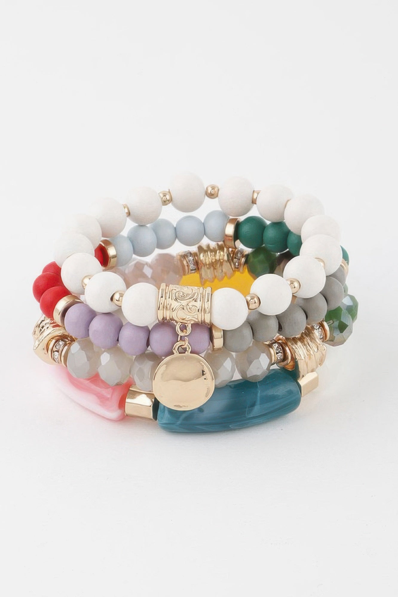 Multi Crystal Pendant Bracelet Secondary image