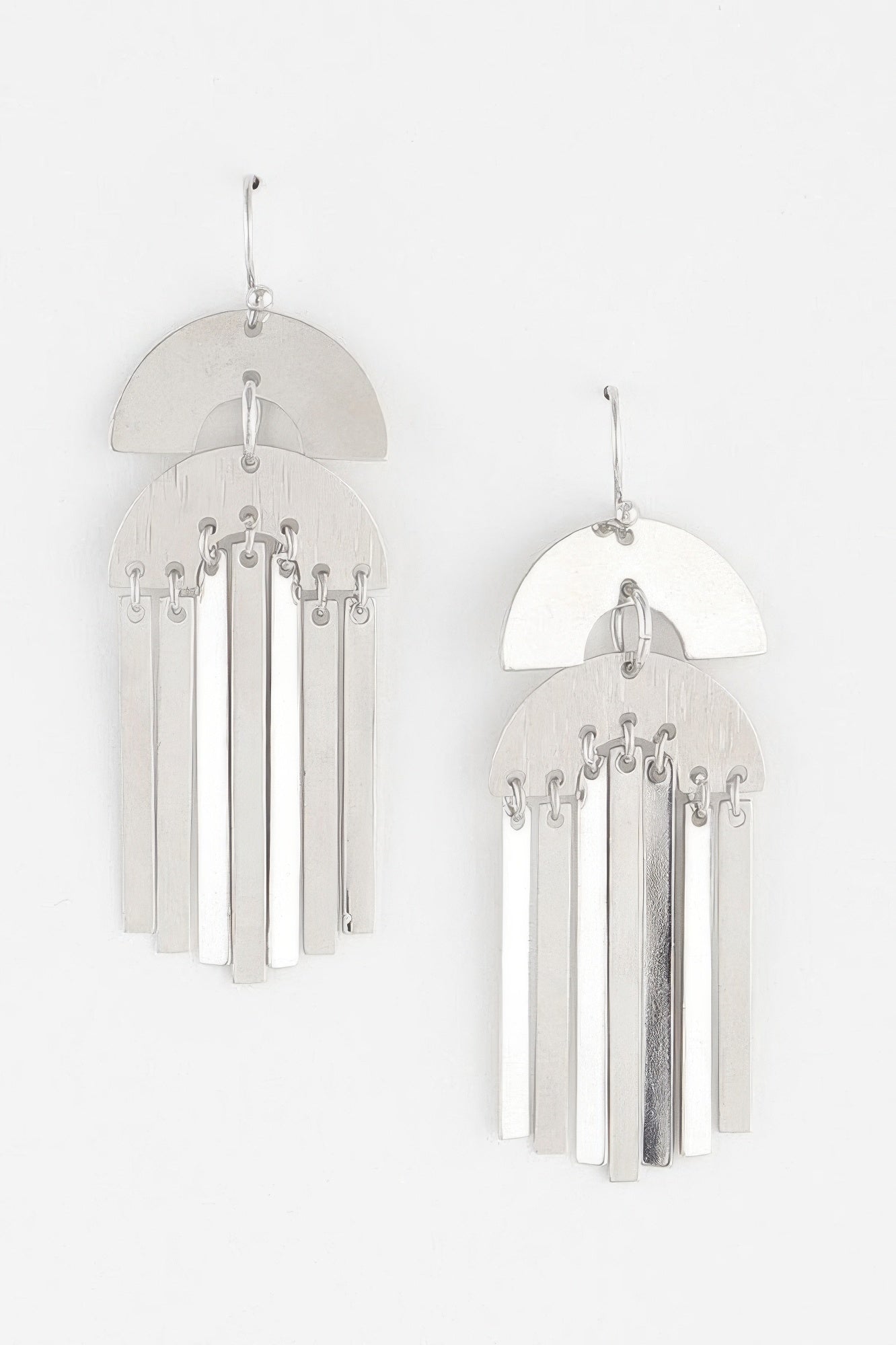 Double Arch Bar Drop Earrings Secondary image
