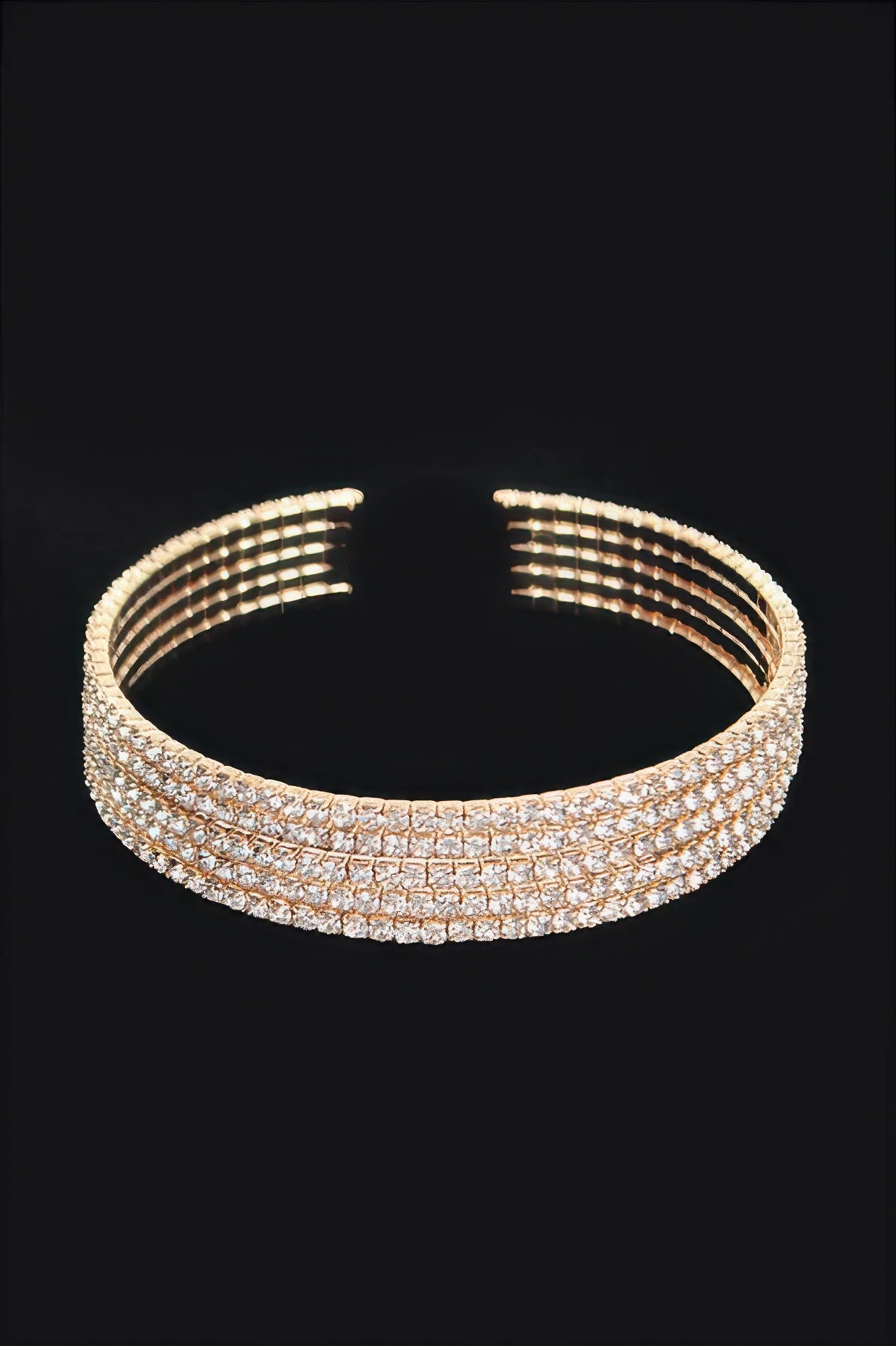 Wrap Rhinestone Bangle Secondary image