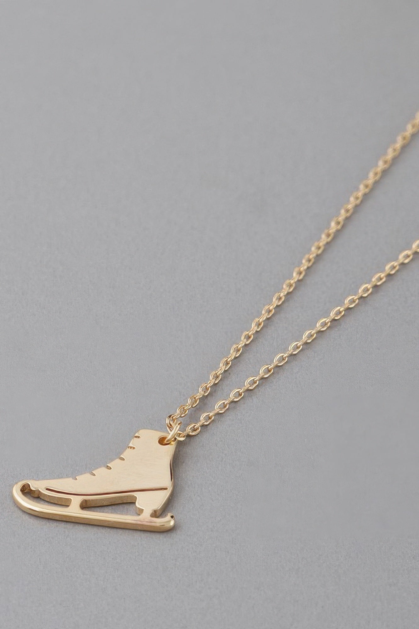Ice Skates Pendant Necklace Secondary image