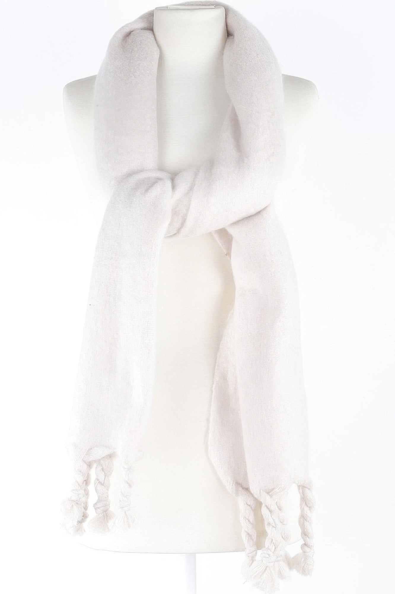 Soft Twisted Fringe Scarf Secondary image