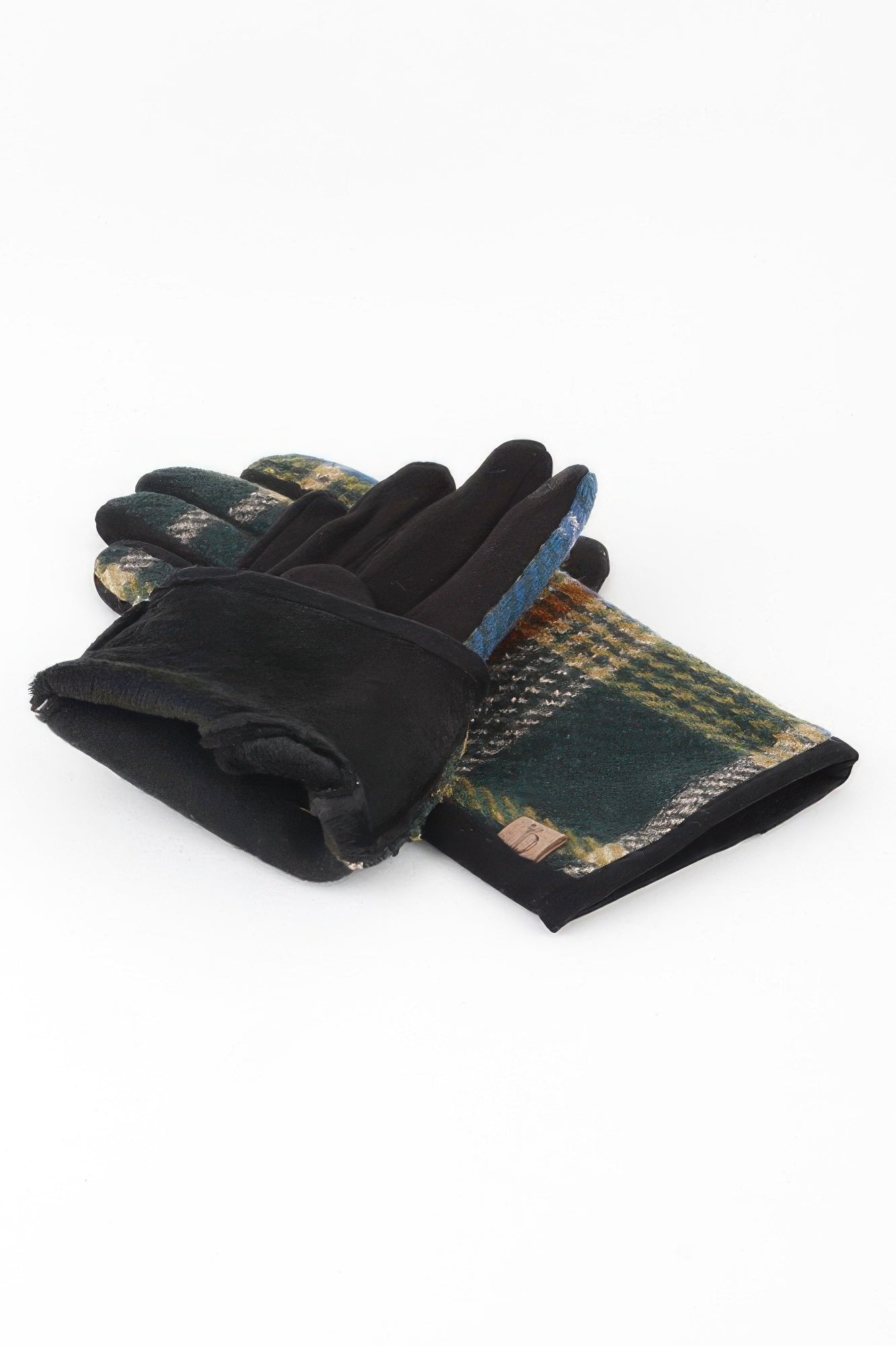 Cotton Plaid Gloves Secondary image