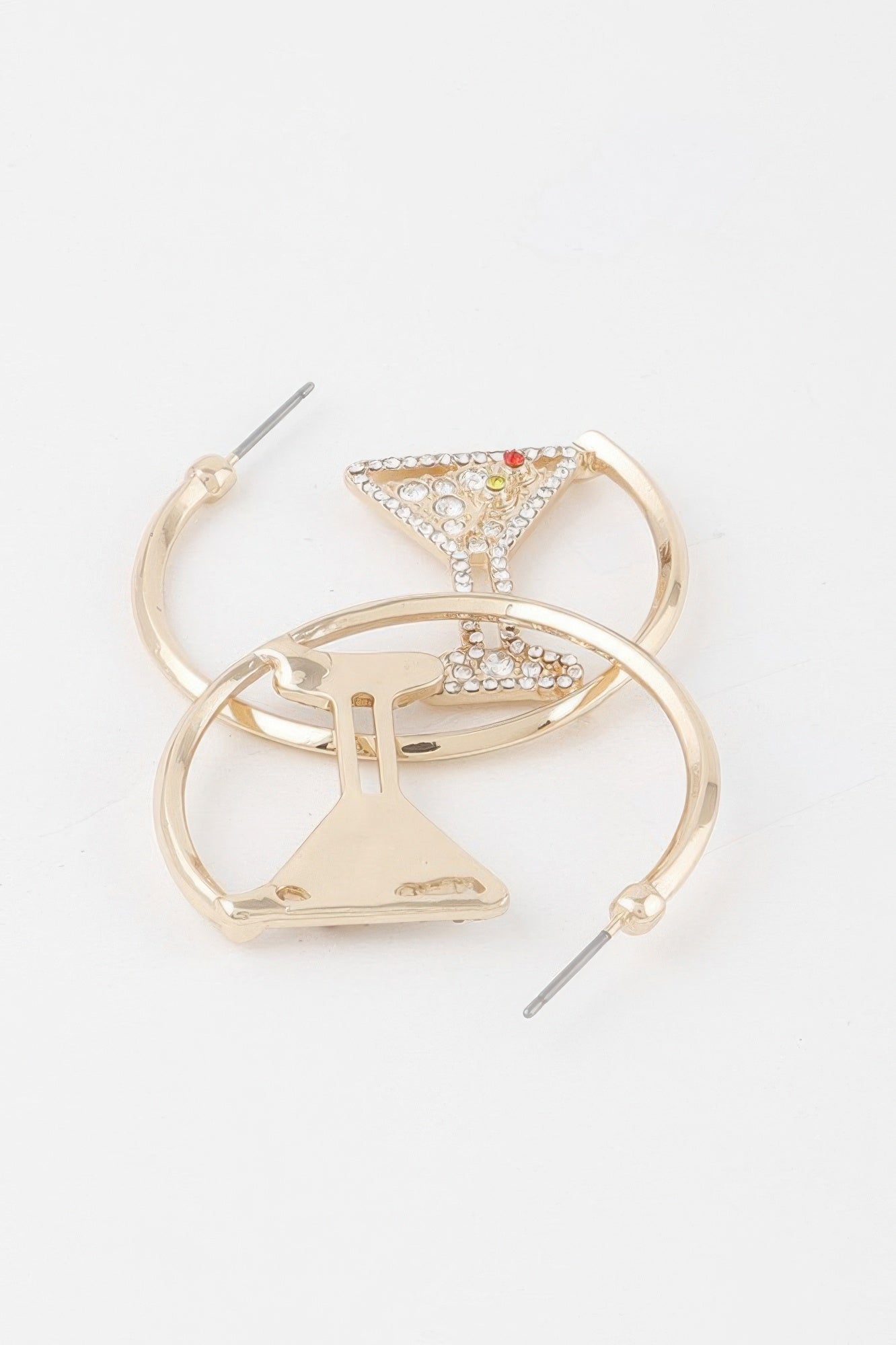 Cocktail Hoop Earrings Secondary image